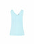 Anne Klein Ocean Sky Double V Neck Tank- Sale