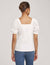 Anne Klein  Eyelet Peasant Blouse- Sale