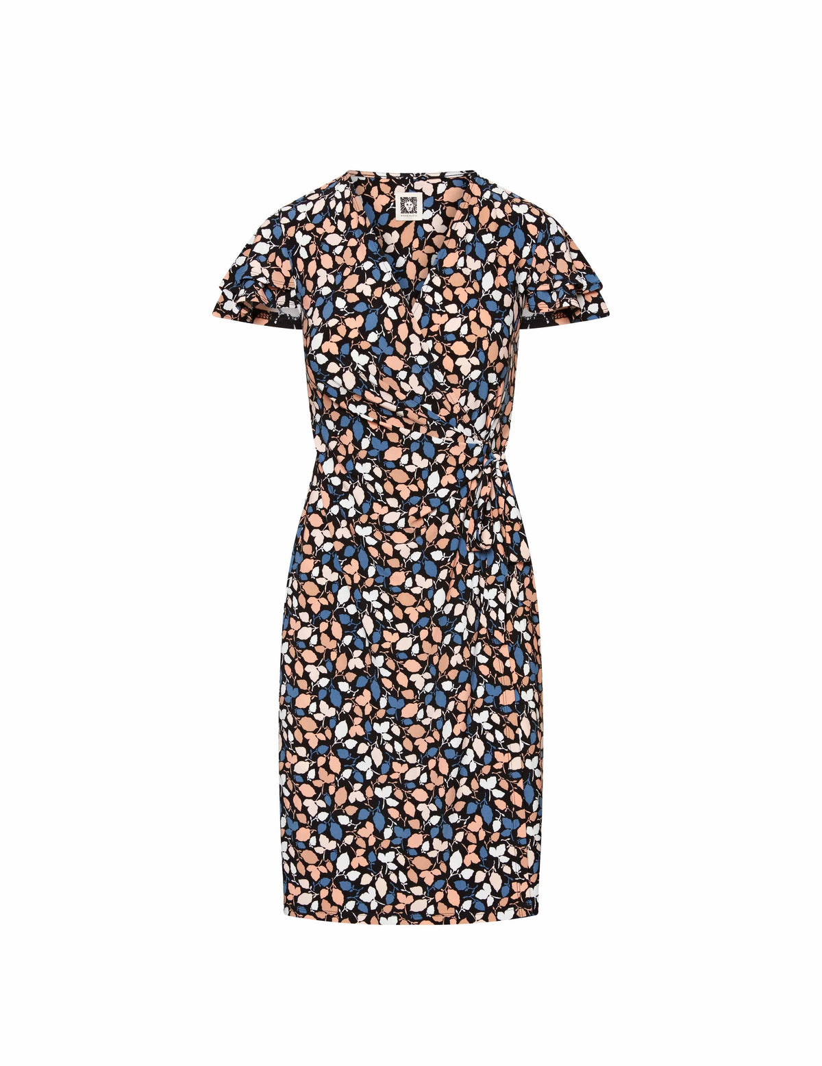 Anne Klein  Printed Ity Classic Wrap Dress- Clearance