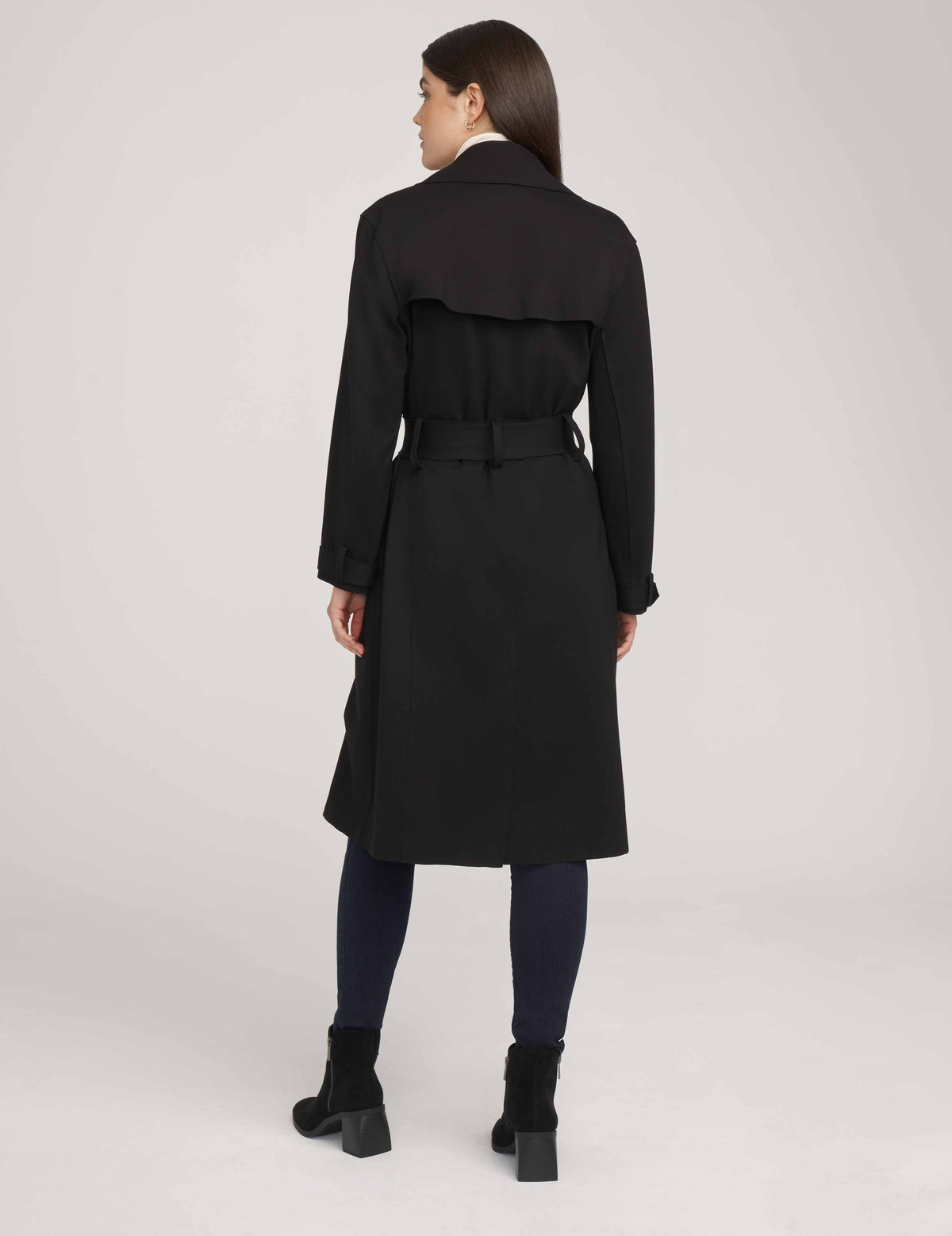 Anne Klein  Long Volume Compression Trench Jacket- Sale