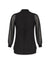 Anne Klein Anne Black Plus Size Combo Sleeve Poet Blouse- Sale