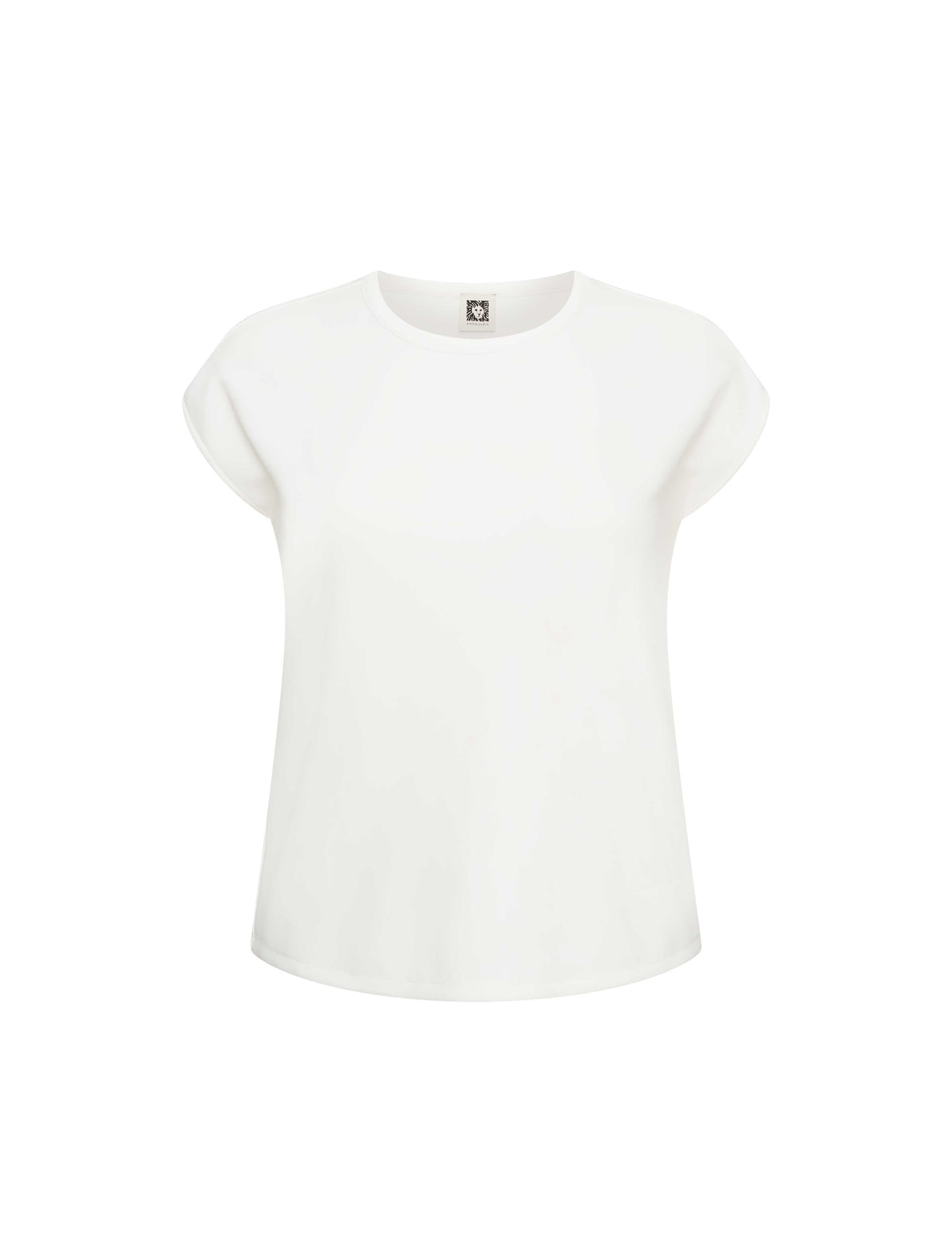 Anne Klein Bright White Plus Size Monaco Short Sleeve Tee- Sale