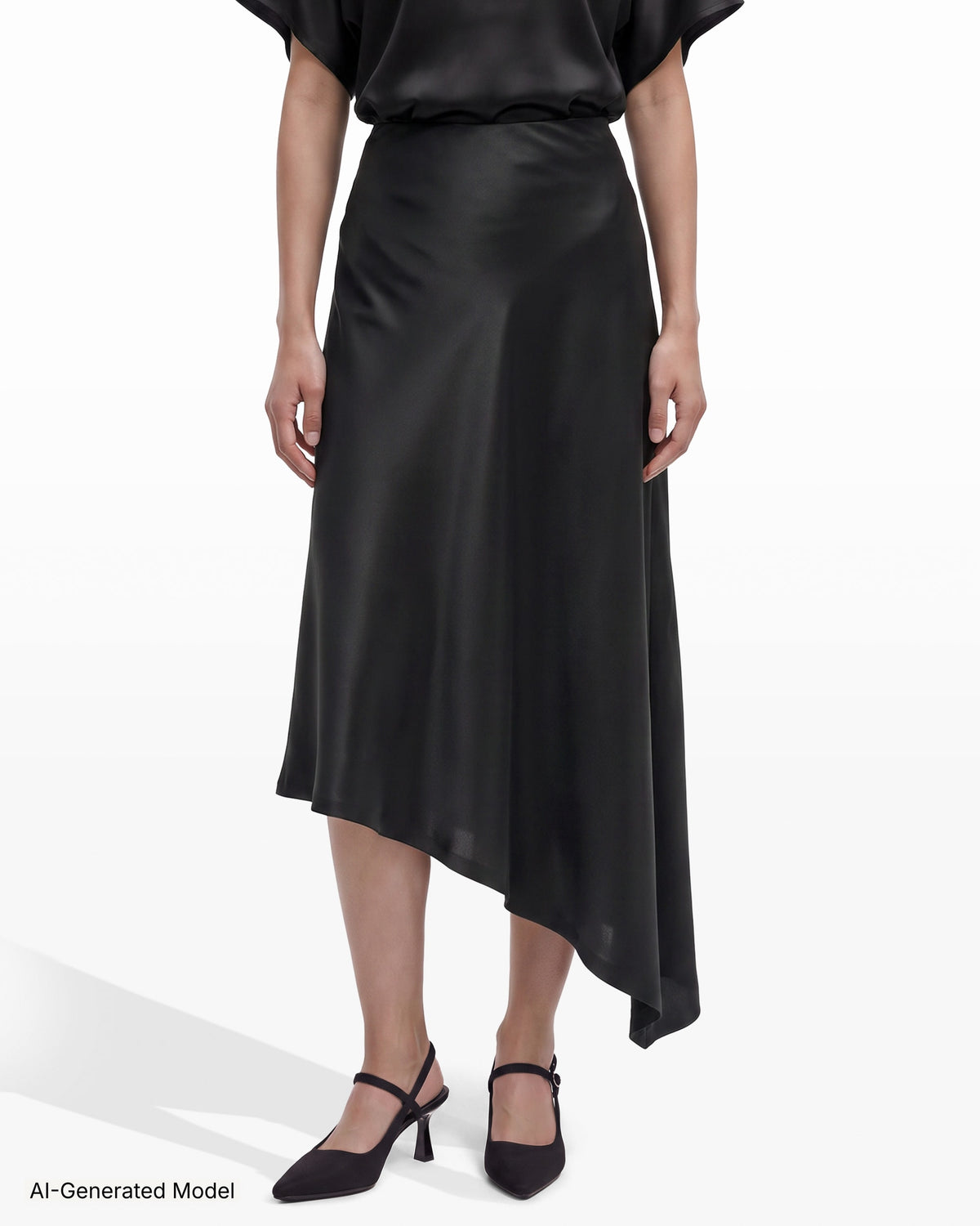 AI-generated model — Anne Klein