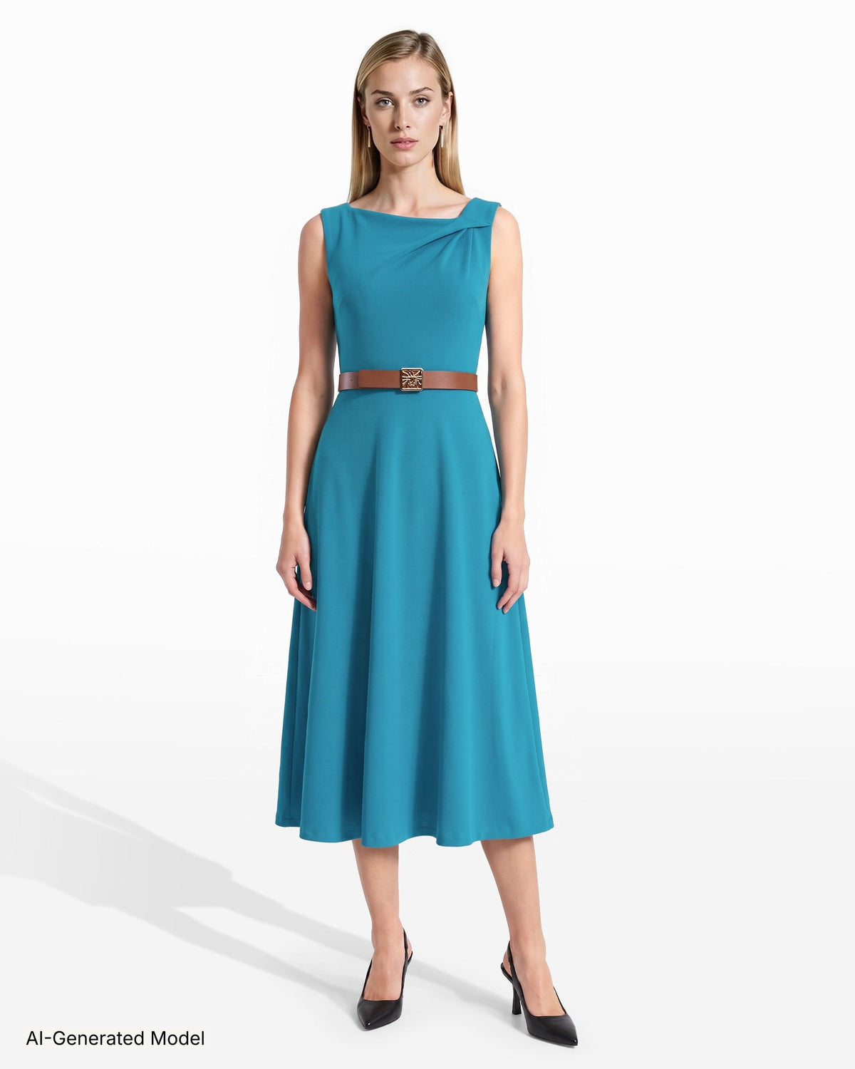 AI-generated model — Anne Klein