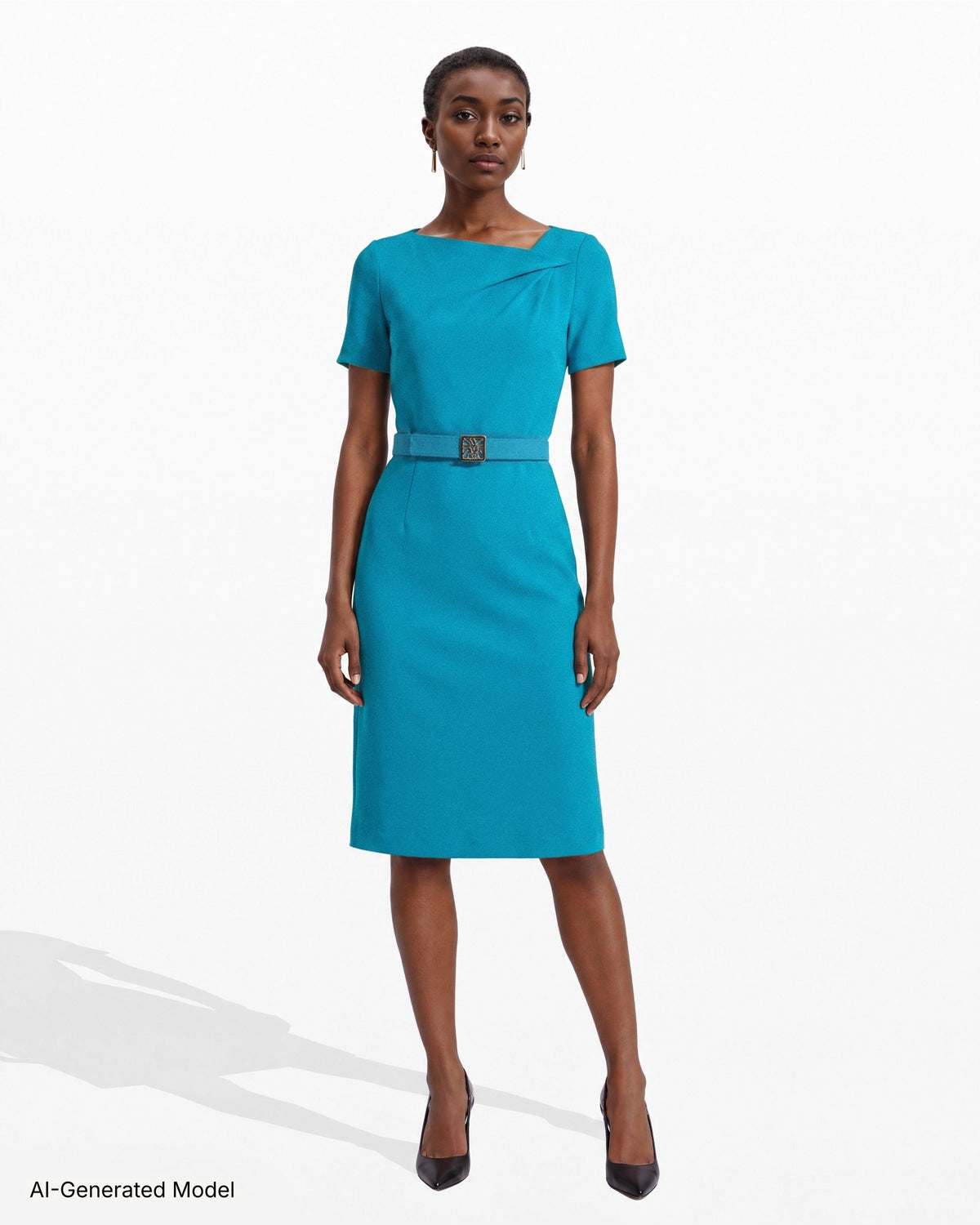 AI-generated model — Anne Klein