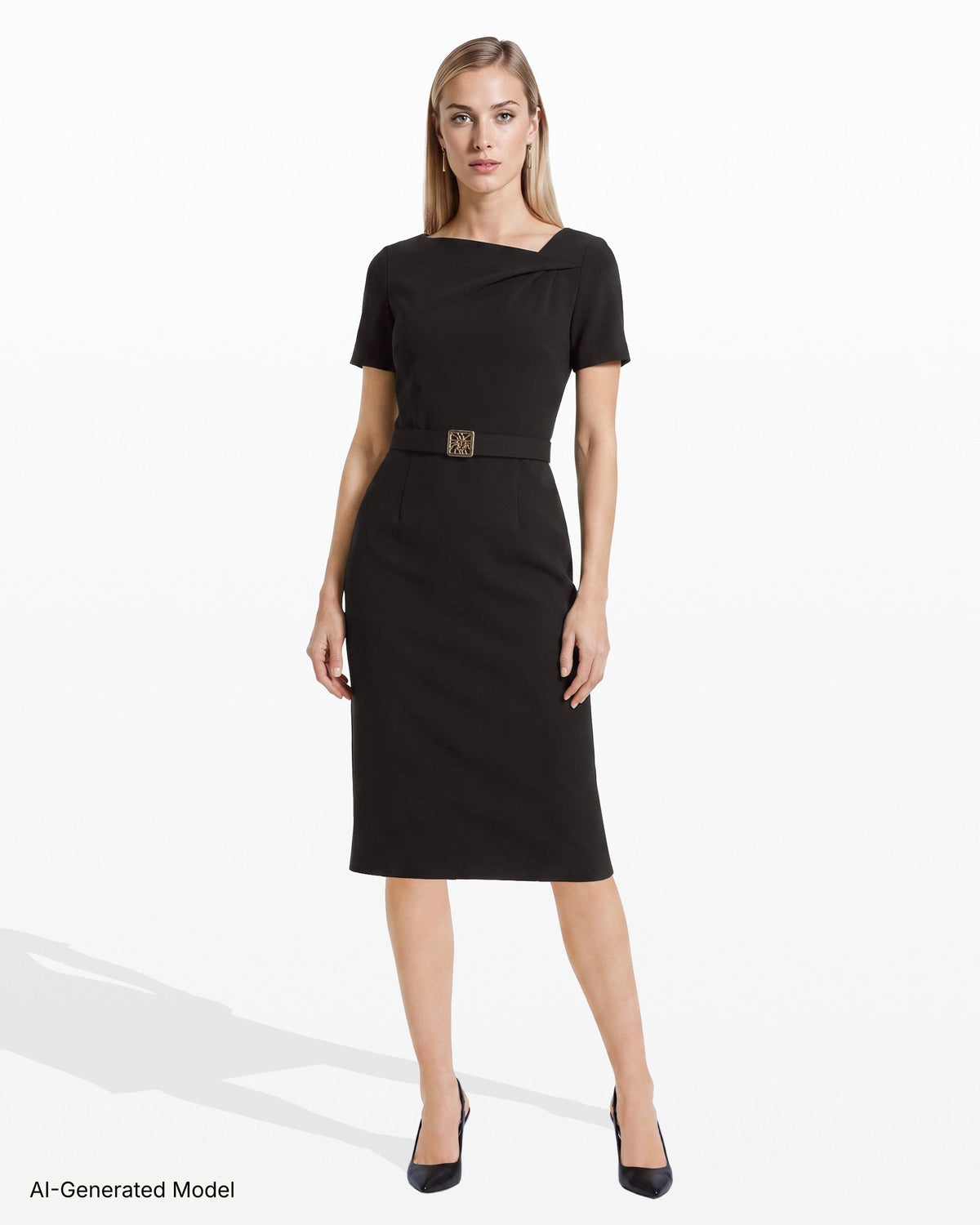 AI-generated model — Anne Klein