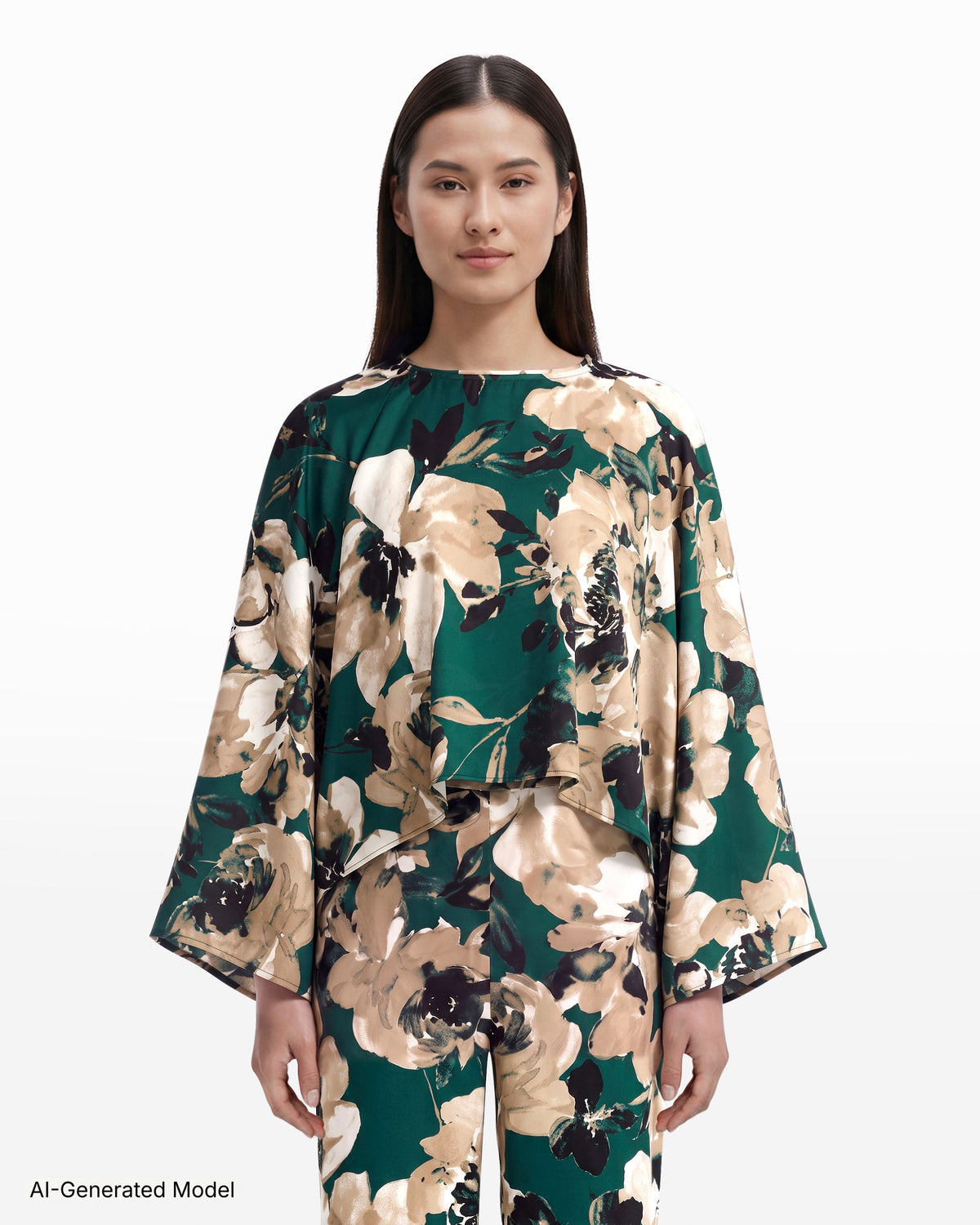 AI-generated model — Anne Klein