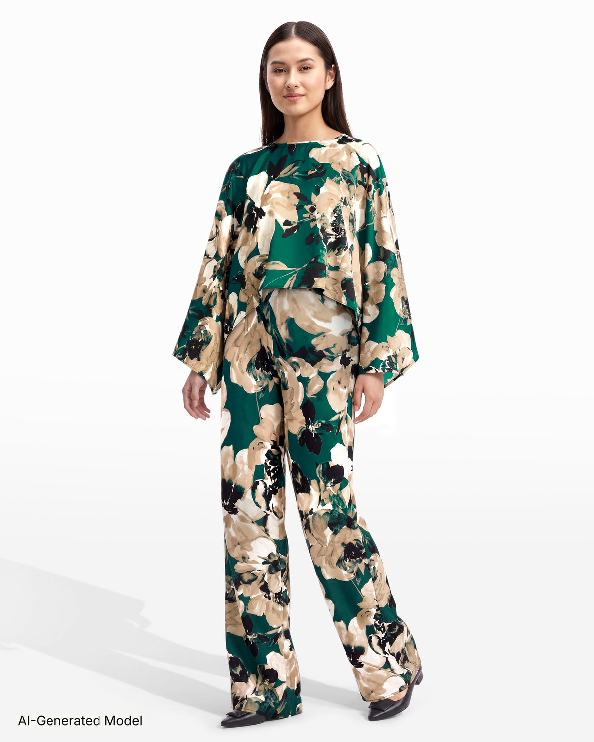 AI-generated model — Anne Klein