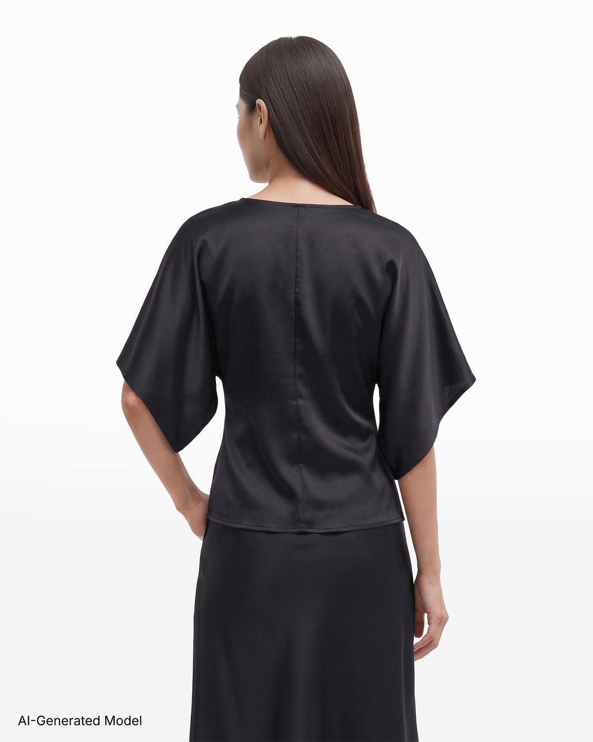 AI-generated model — Anne Klein