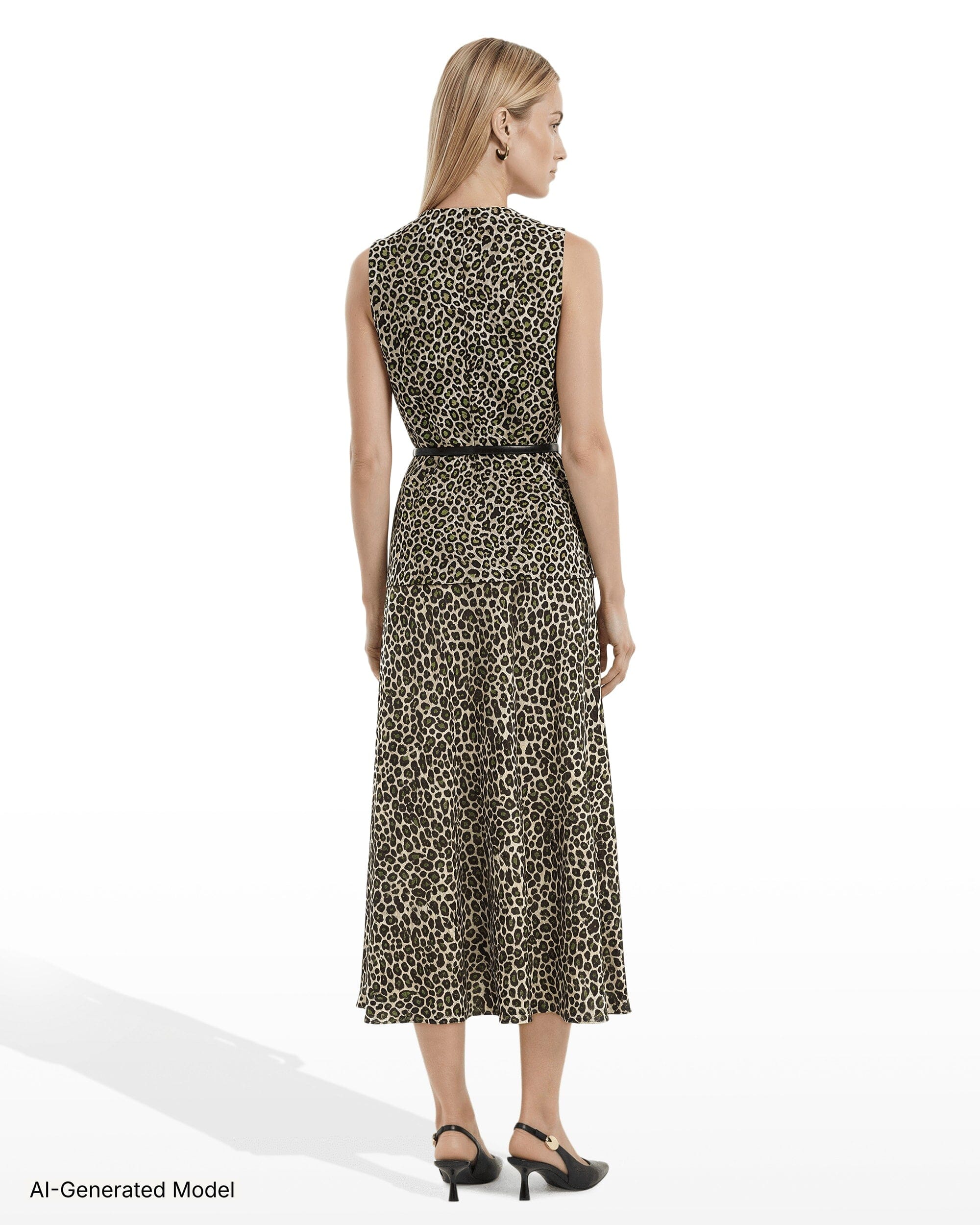 Anne Klein Bias Cut Flared Pull-On Skirt