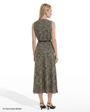 Anne Klein Bias Cut Flared Pull-On Skirt
