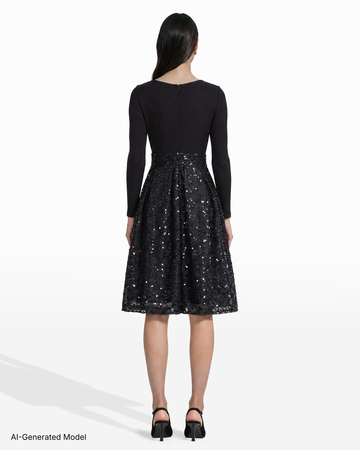 AI-generated model — Anne Klein