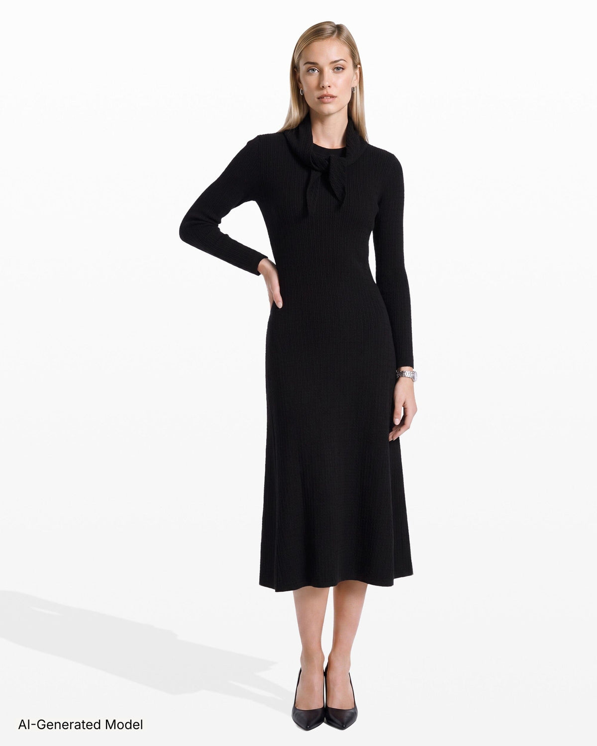 AI-generated model — Anne Klein