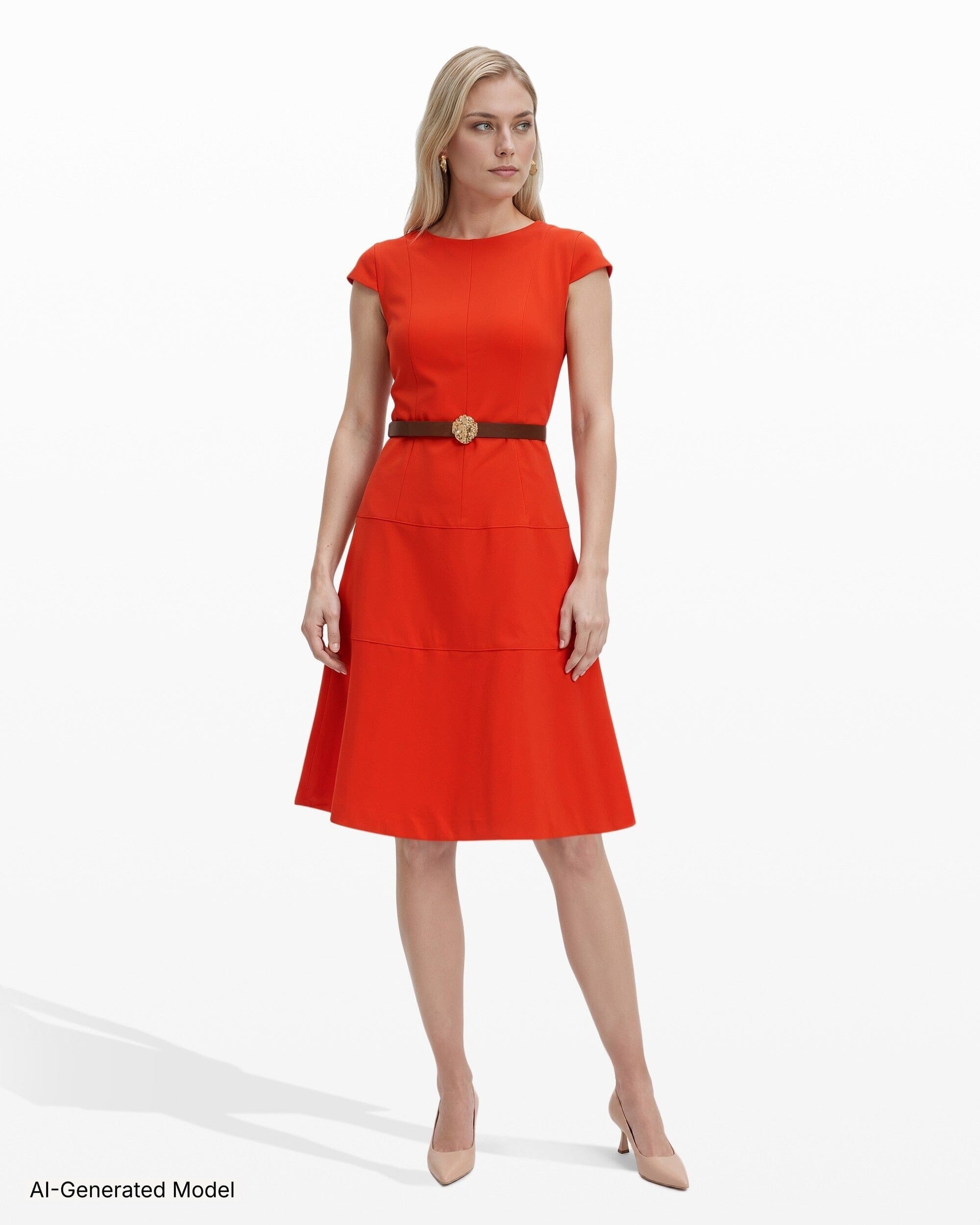 anne klein red dress Anne Klein Red Dress