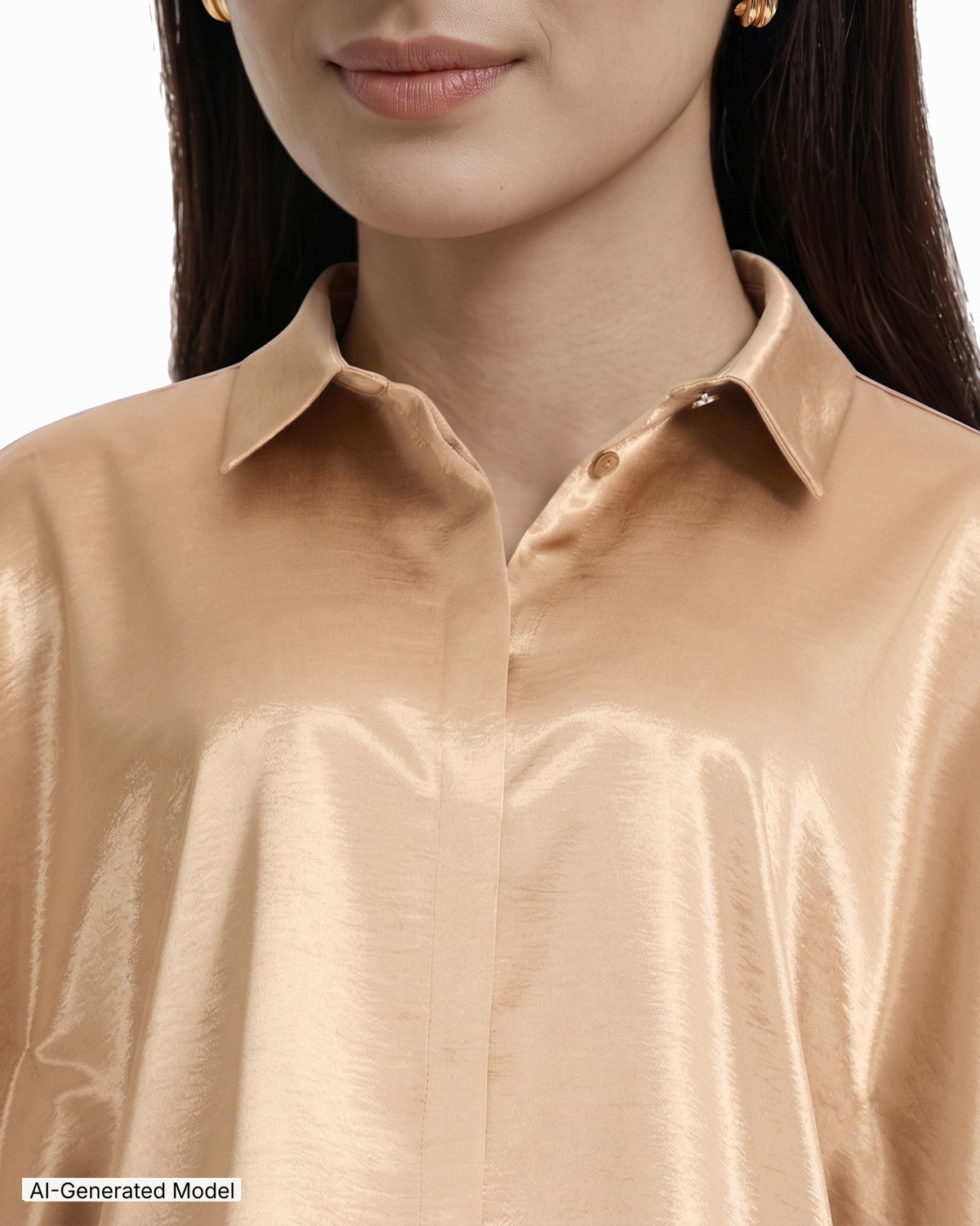 AI-generated model — Anne Klein