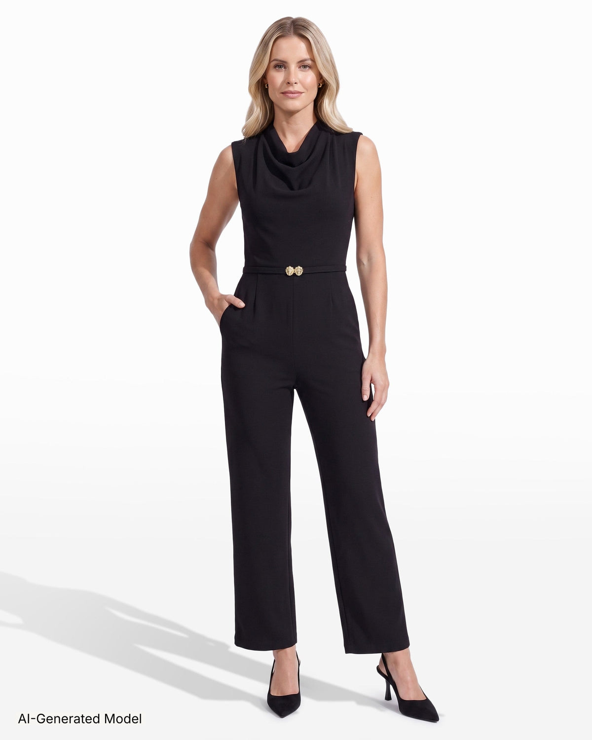 AI-generated model — Anne Klein