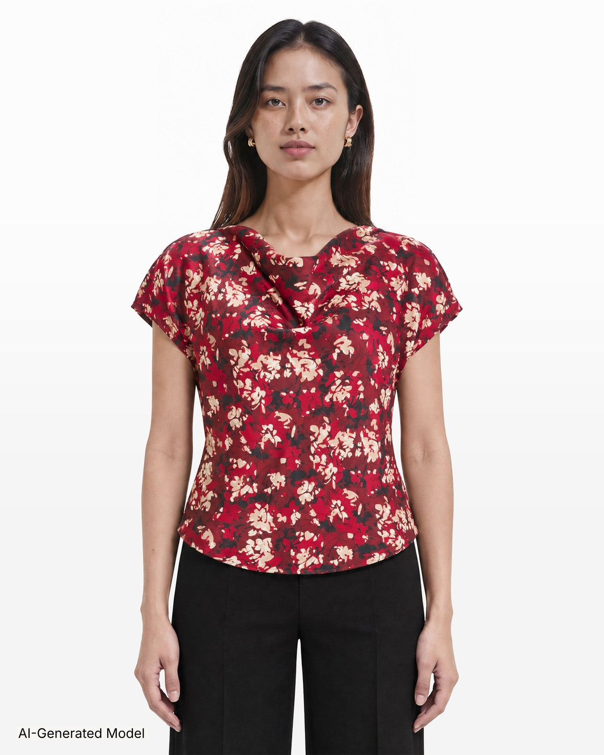 AI-generated model — Anne Klein