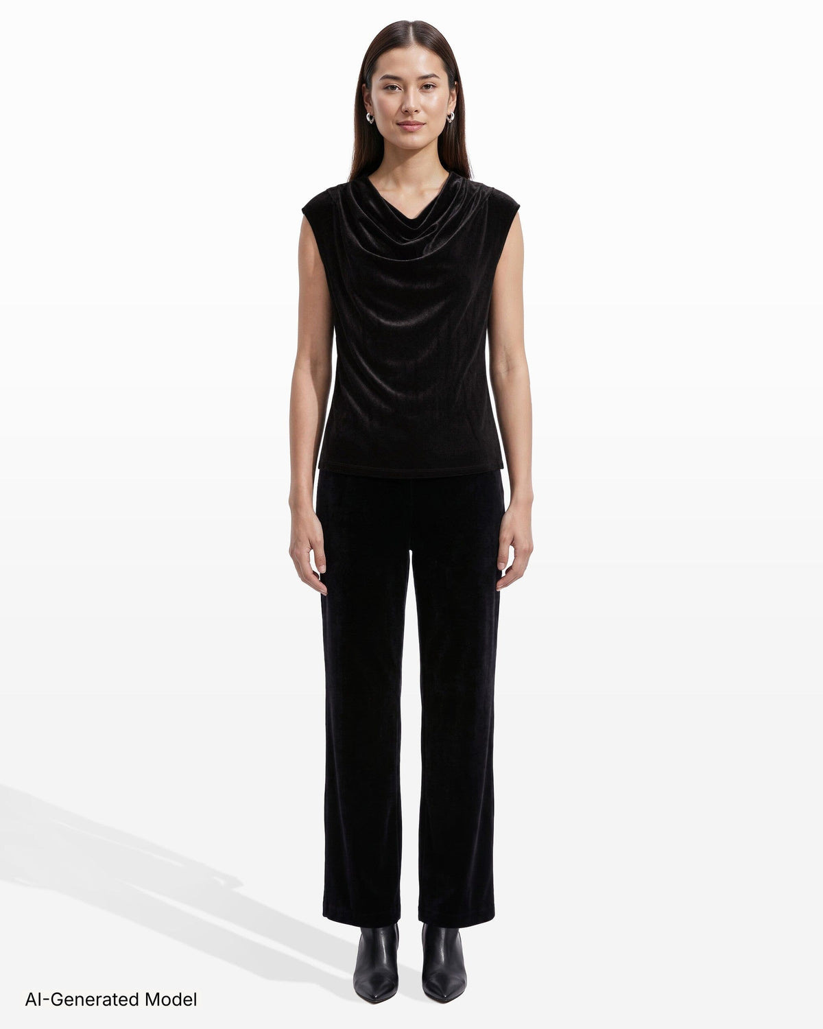 AI-generated model — Anne Klein