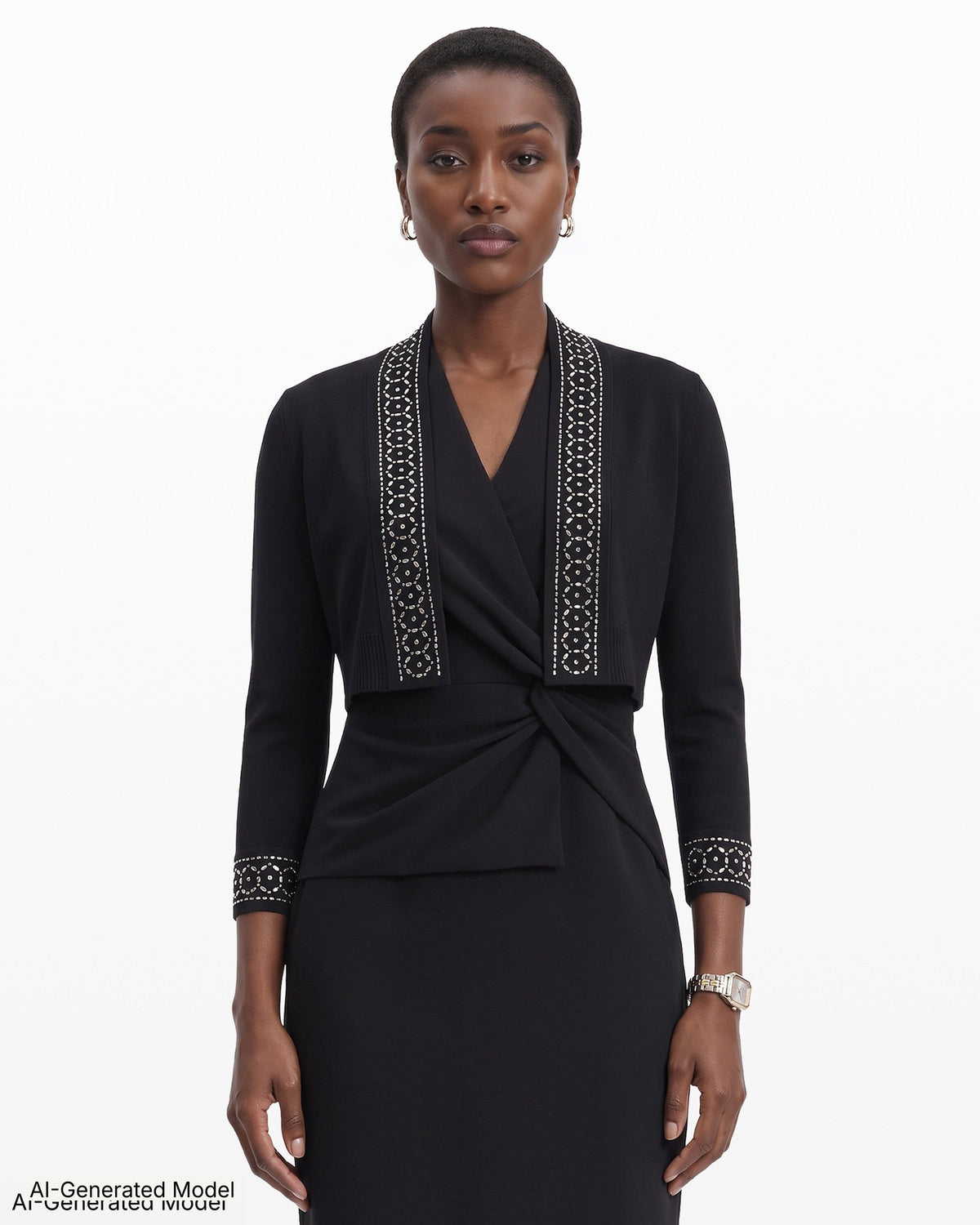AI-generated model — Anne Klein
