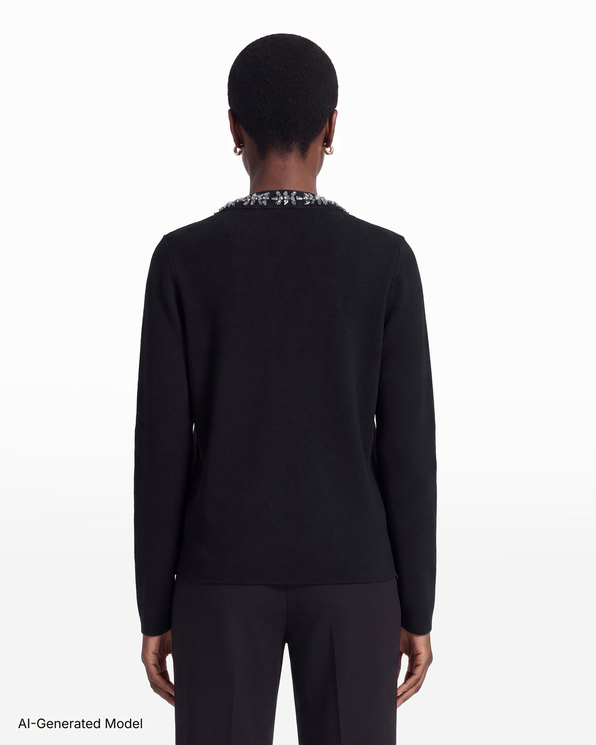 AI-generated model — Anne Klein