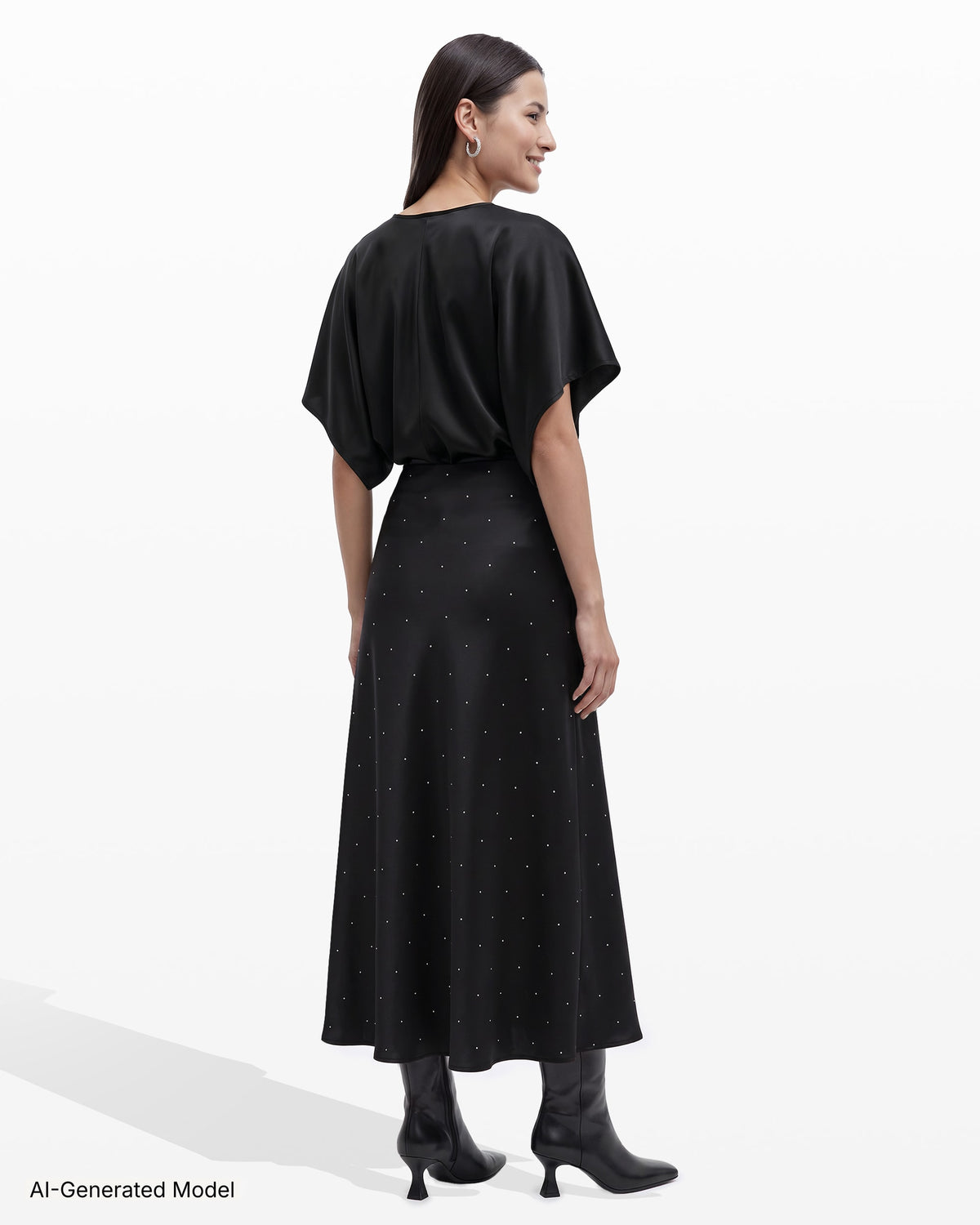 AI-generated model — Anne Klein