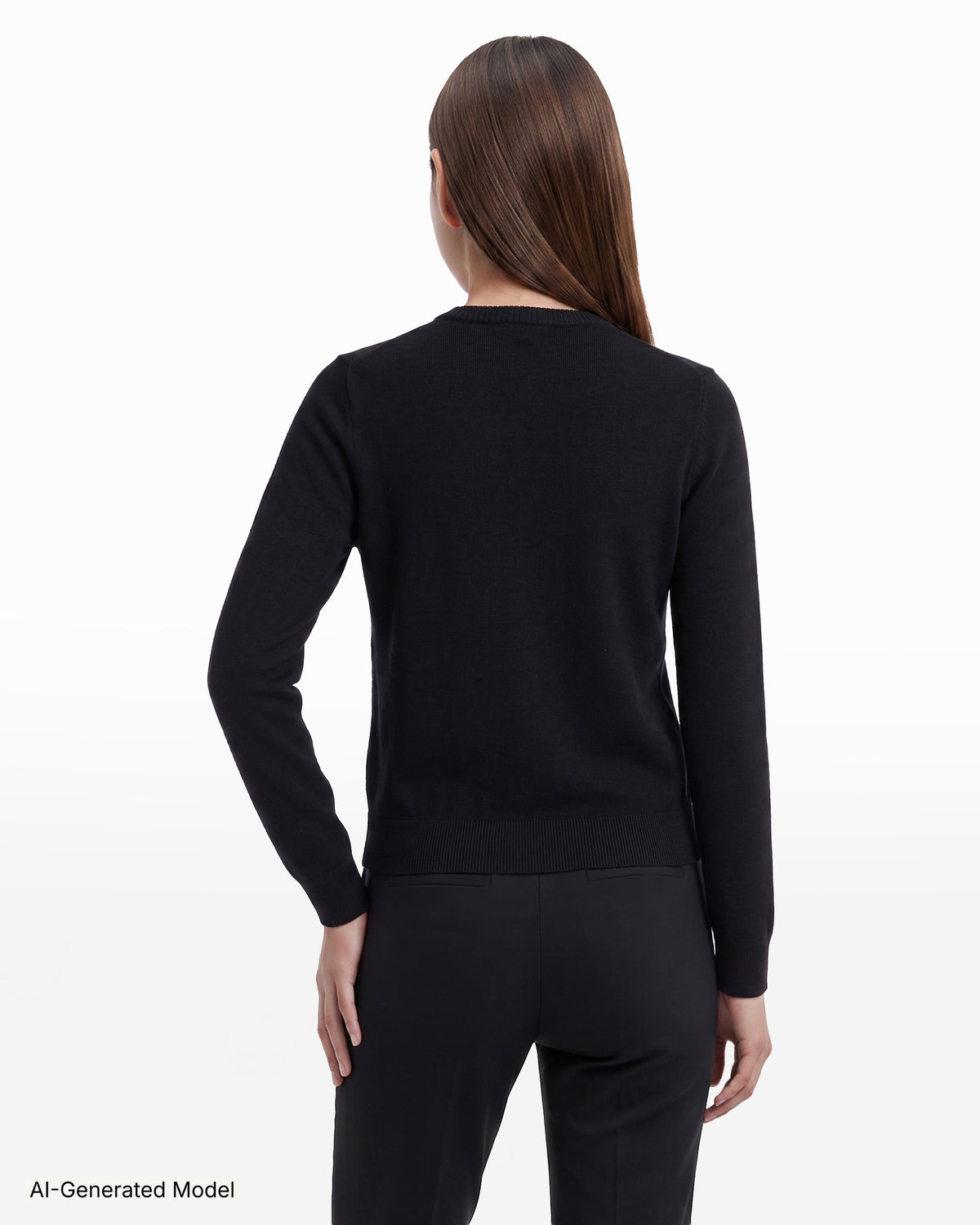 AI-generated model — Anne Klein