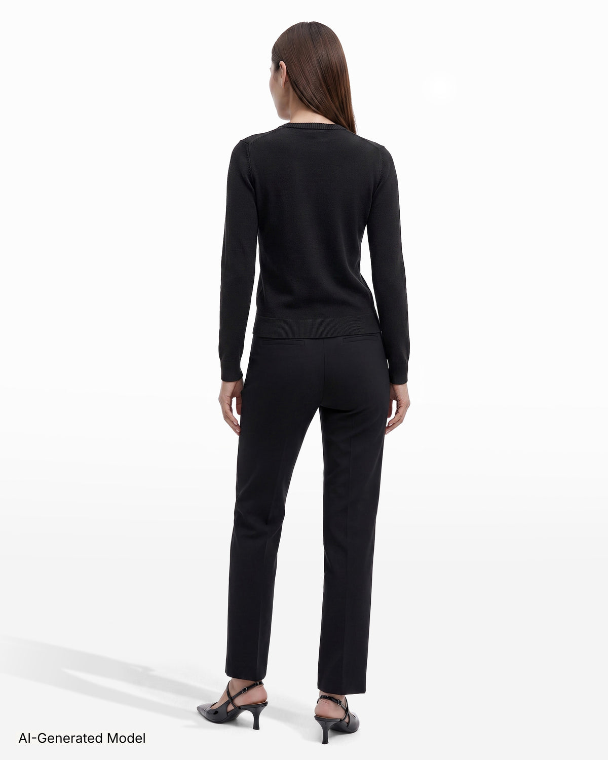 AI-generated model — Anne Klein