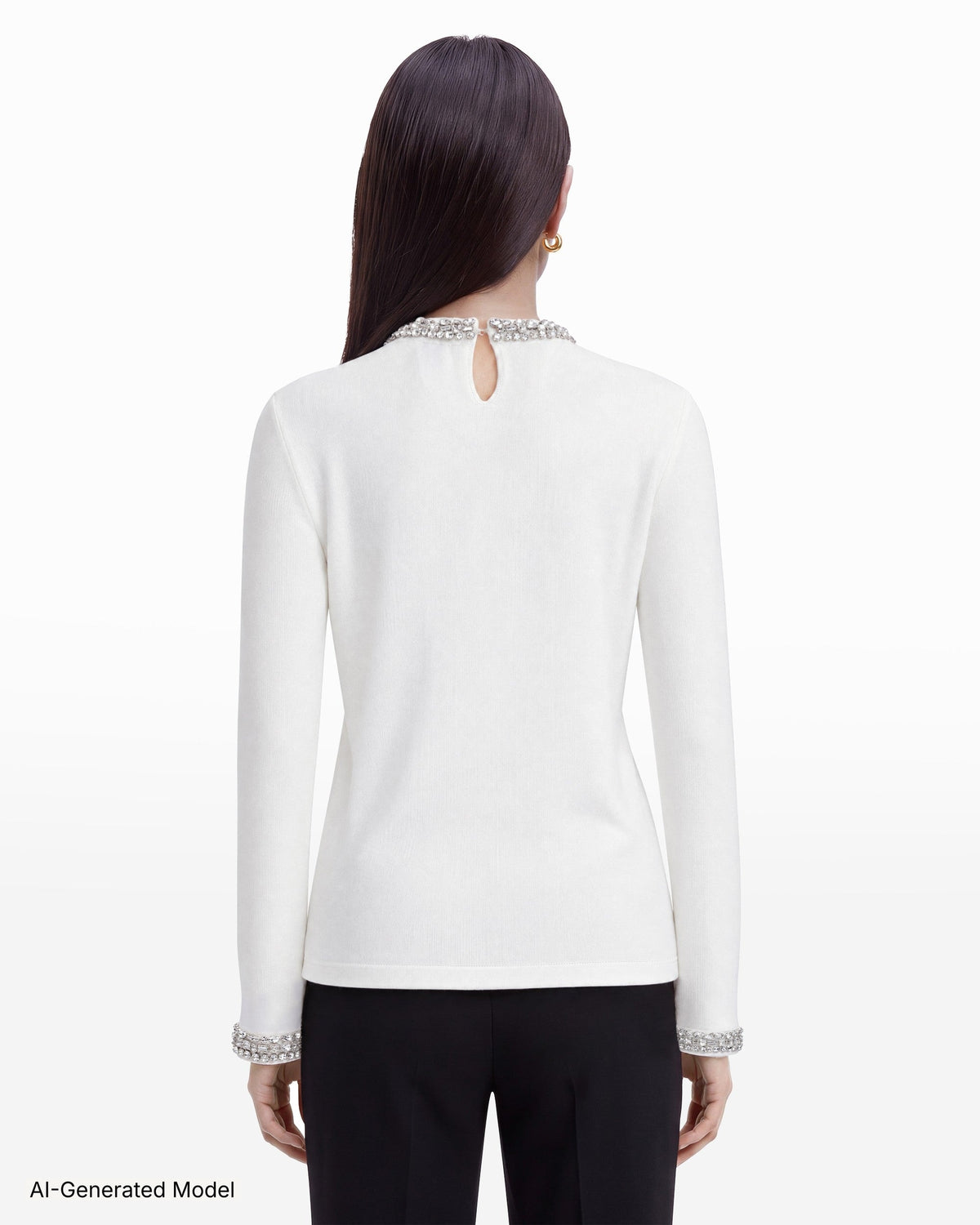 AI-generated model — Anne Klein