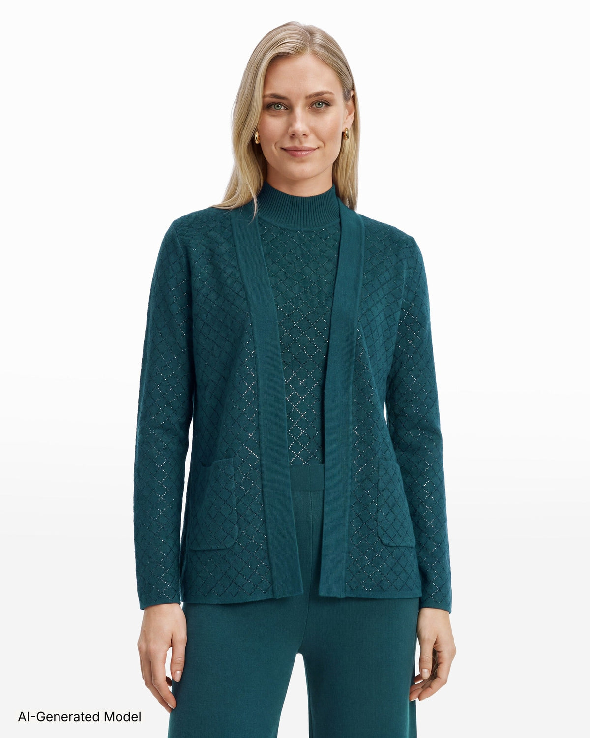 AI-generated model — Anne Klein