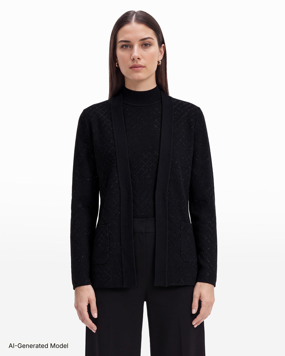 AI-generated model — Anne Klein