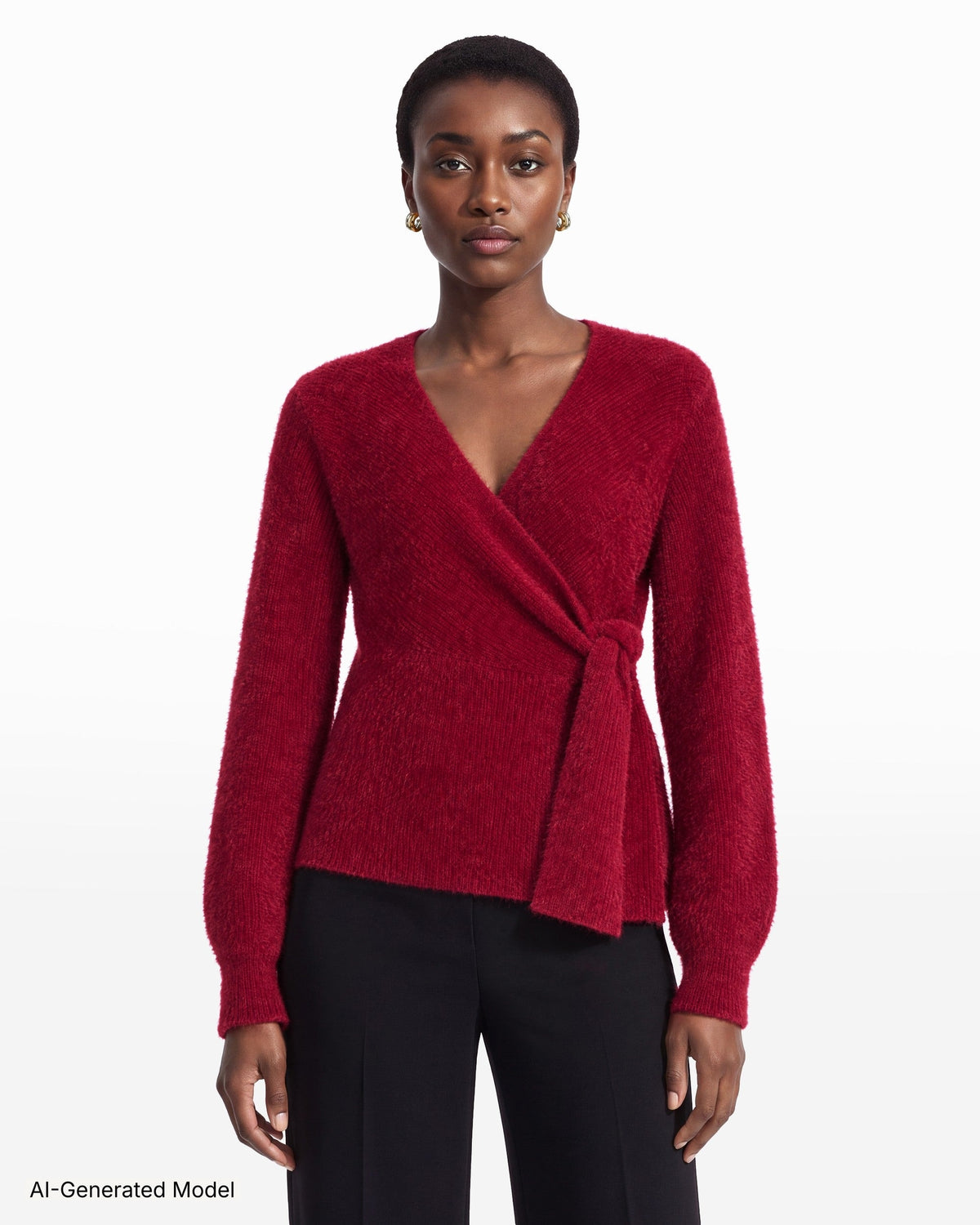 AI-generated model — Anne Klein