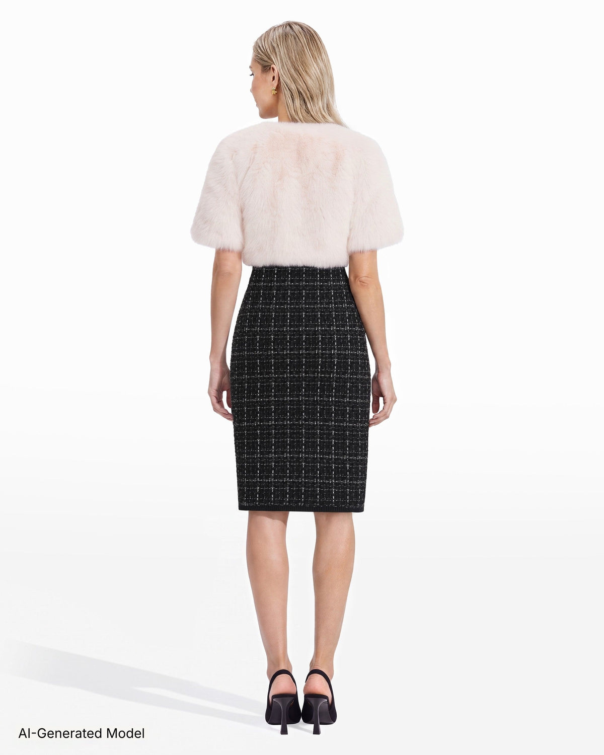AI-generated model — Anne Klein