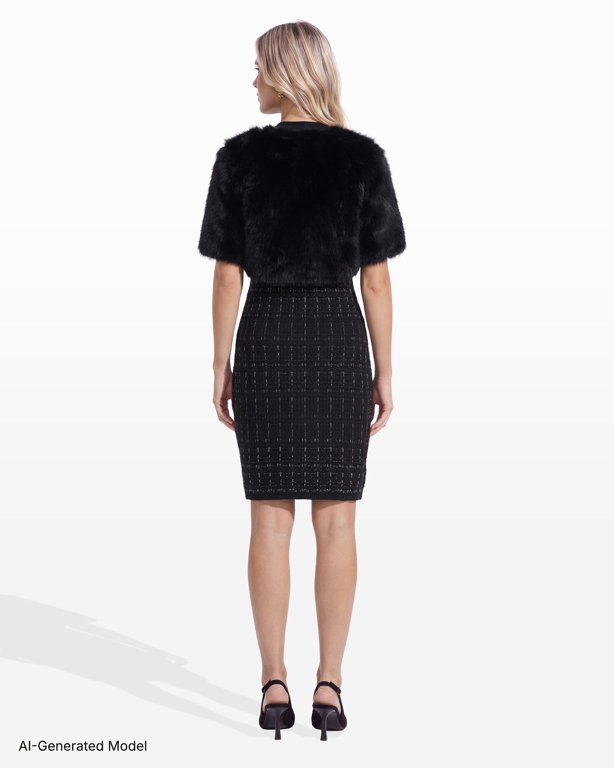 AI-generated model — Anne Klein