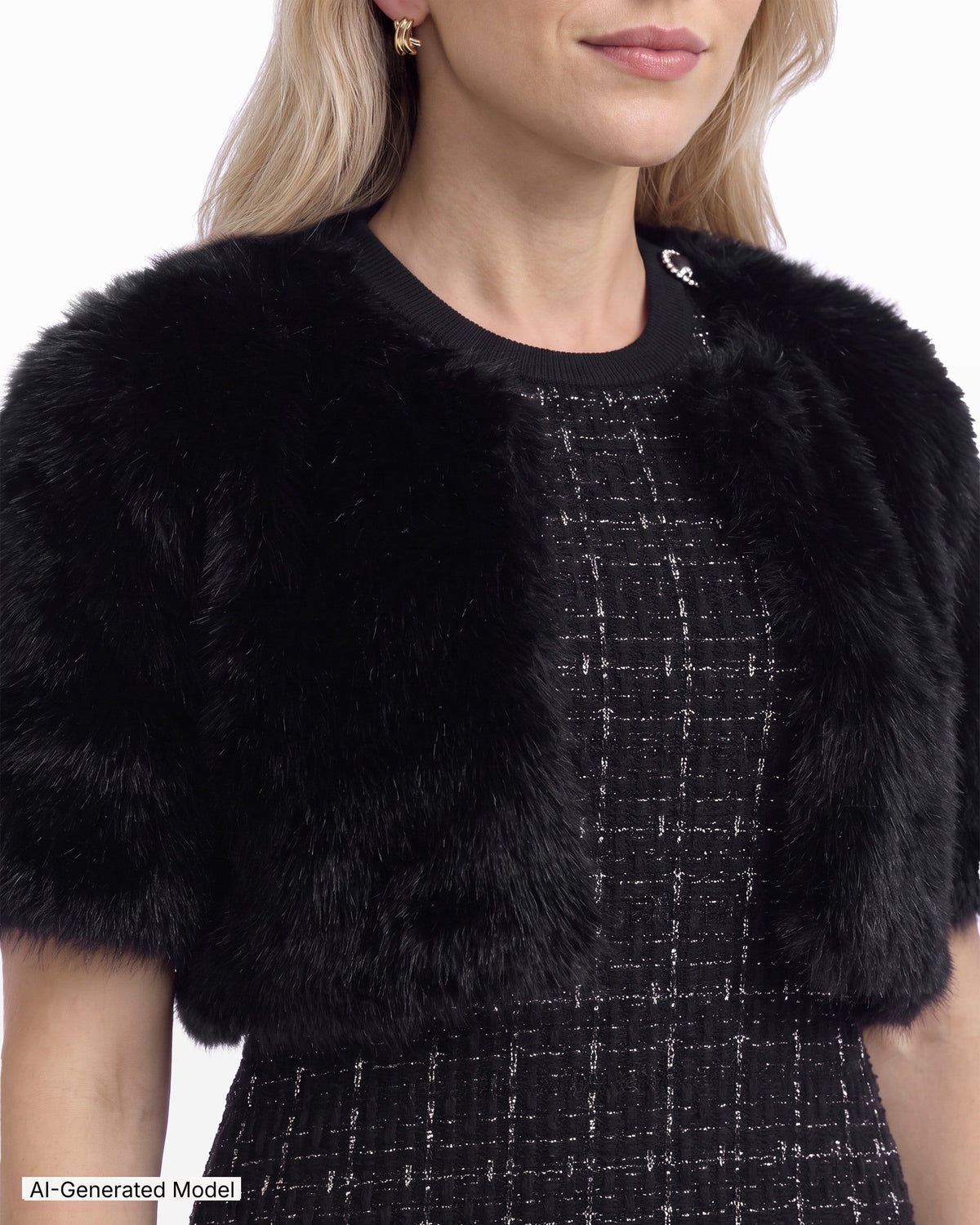 AI-generated model — Anne Klein