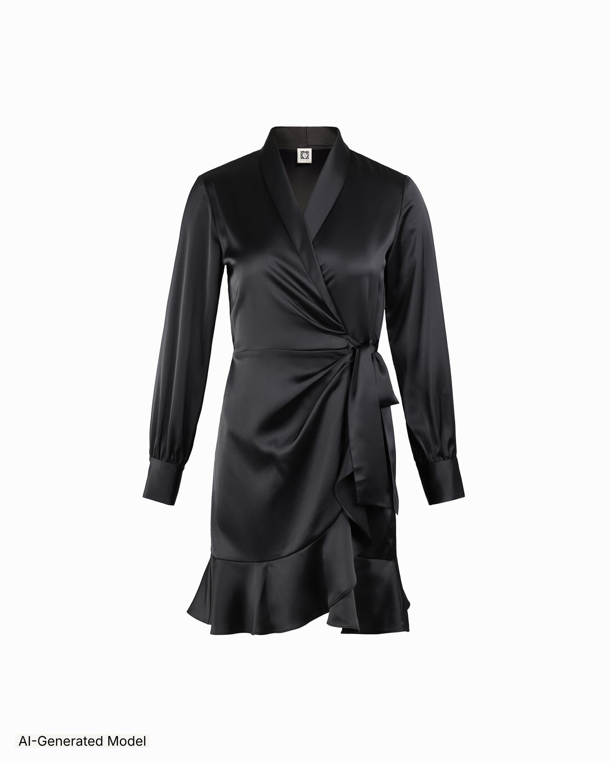 Shawl Collar Faux Wrap Dress Clothing Kasper