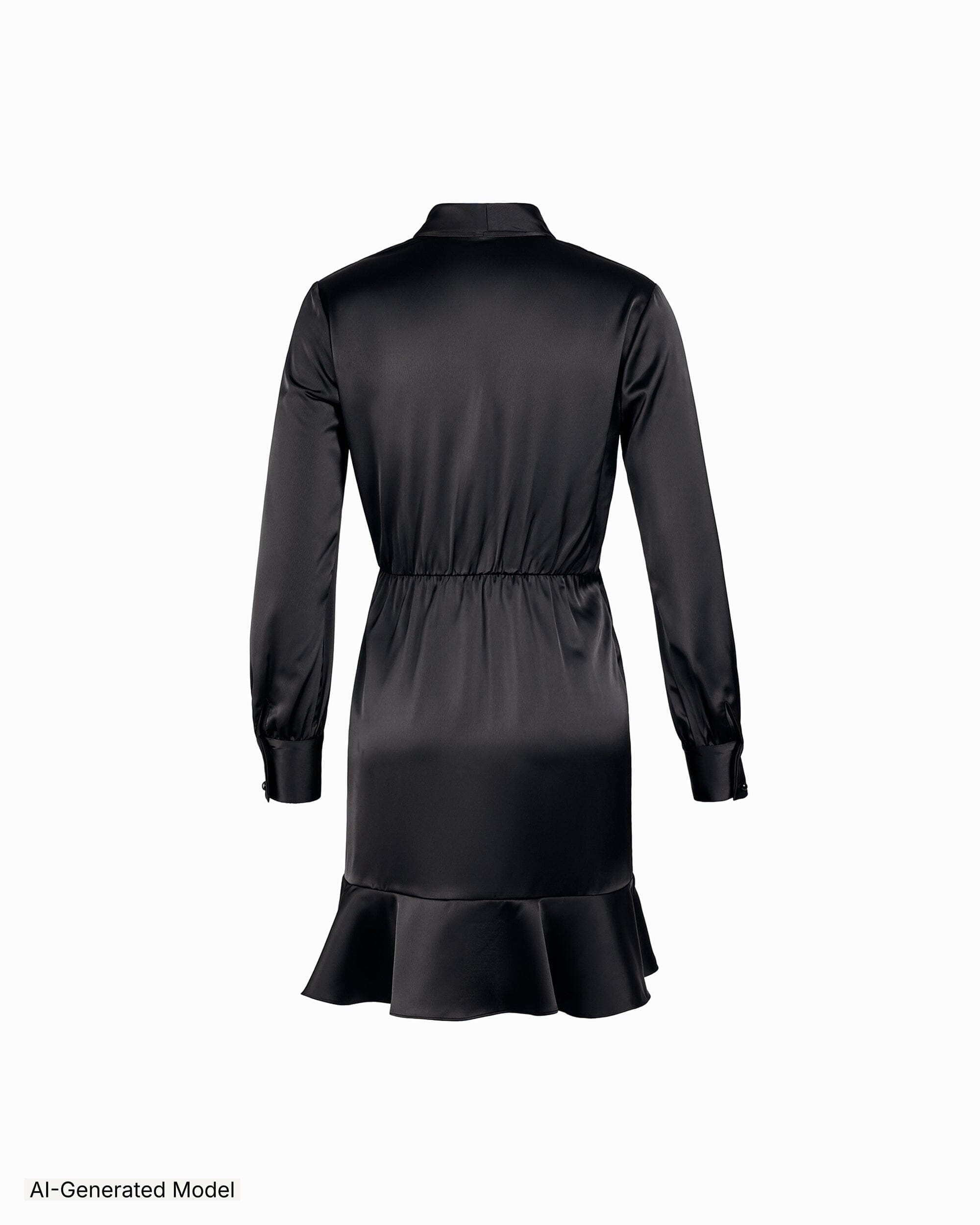 Shawl Collar Faux Wrap Dress Clothing Kasper