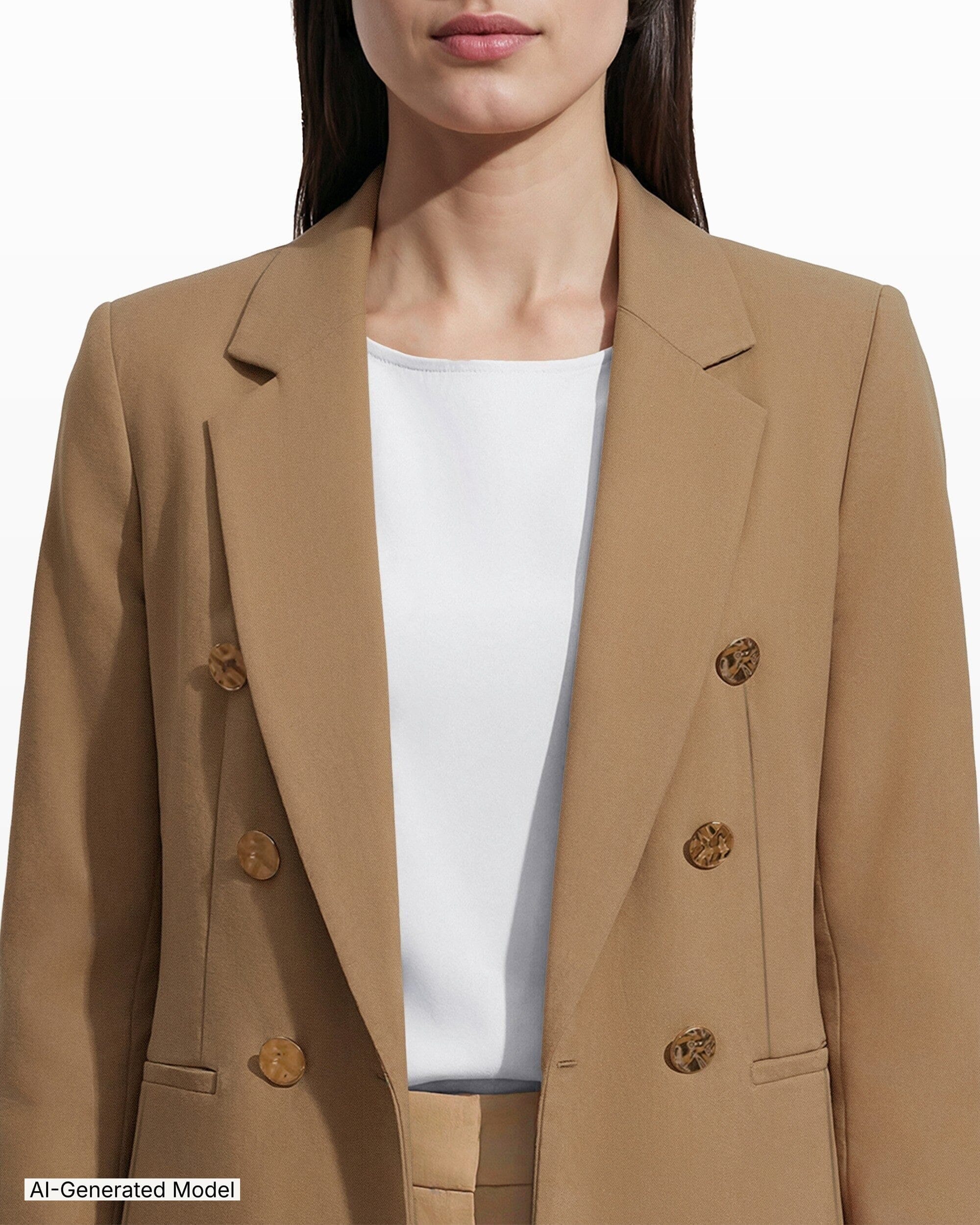 Double-Breasted Wool Jacket with Welt Pockets Clothing Kasper
