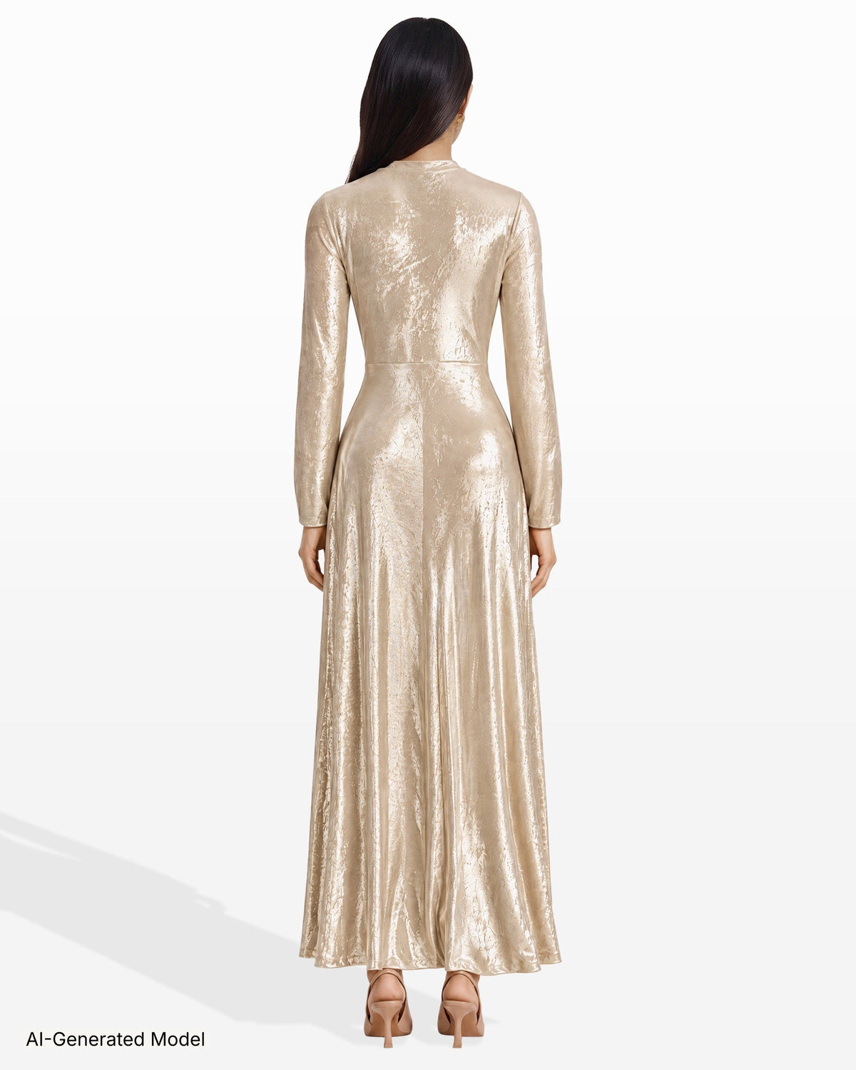 AI-generated model — Anne Klein