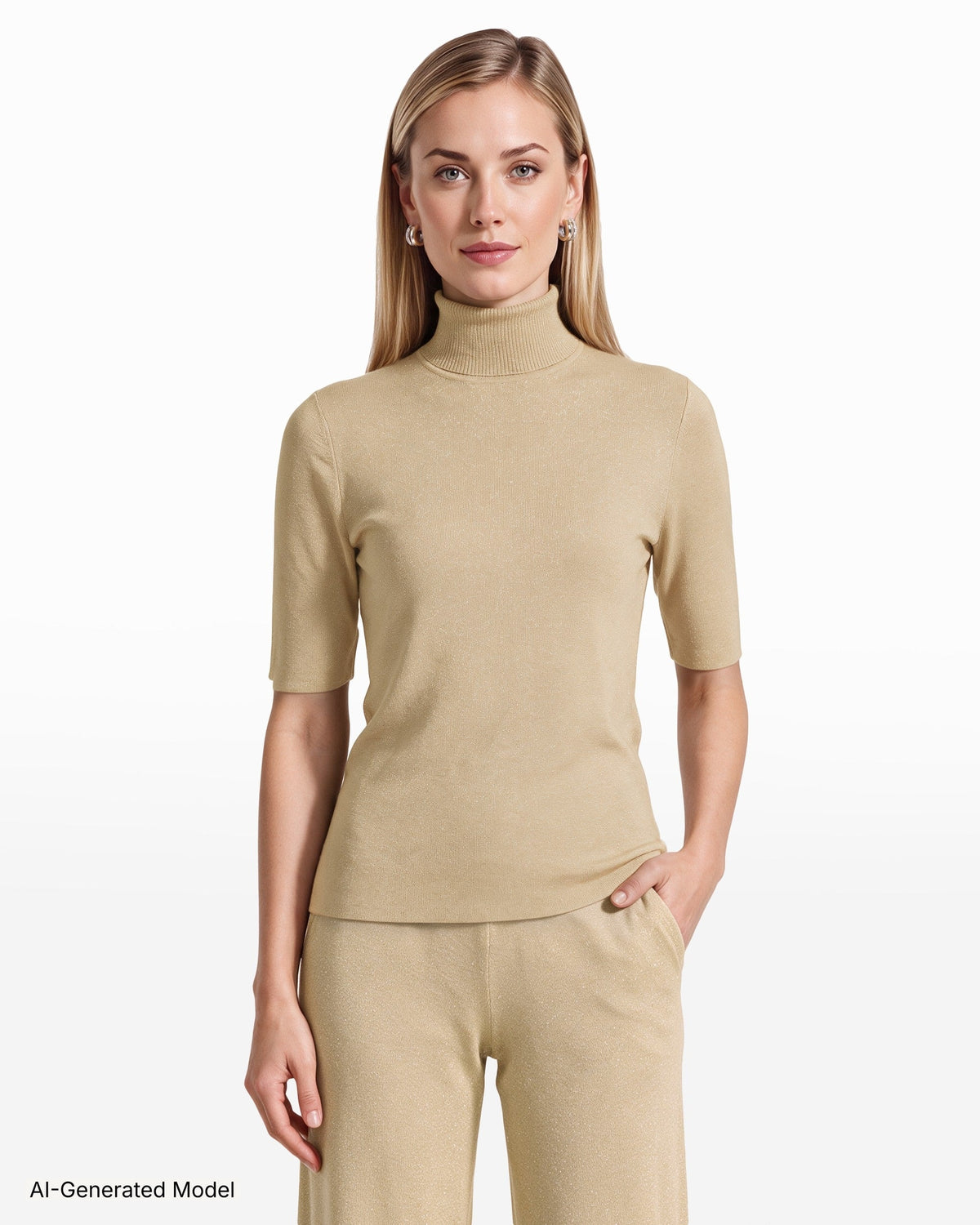 AI-generated model — Anne Klein
