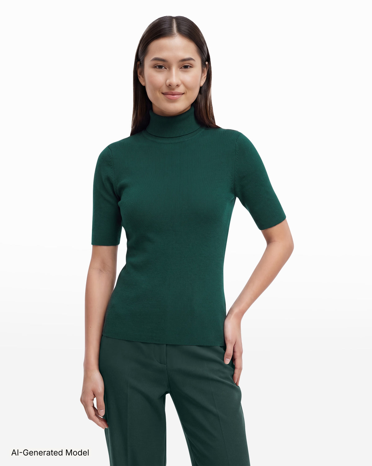 AI-generated model — Anne Klein
