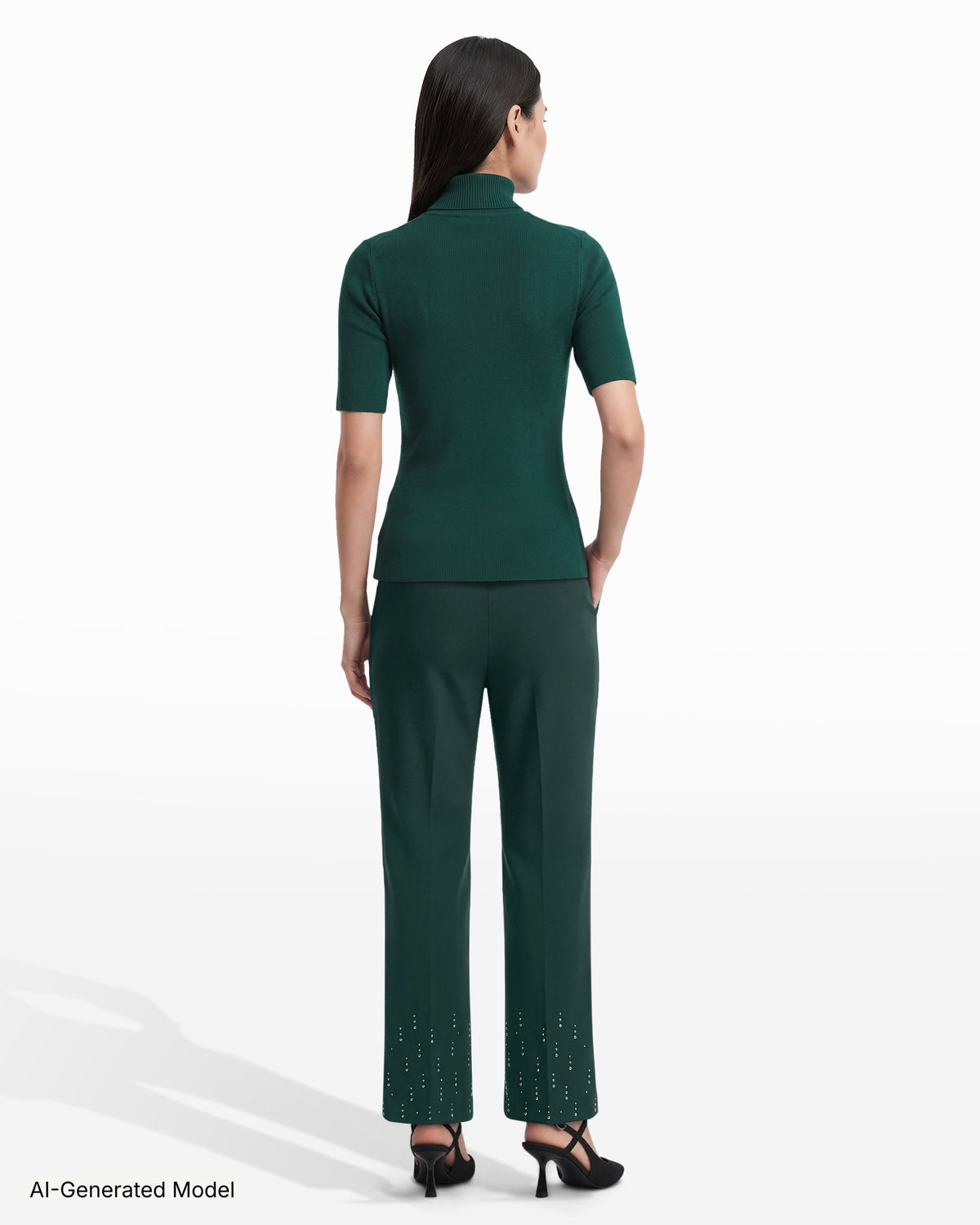 AI-generated model — Anne Klein