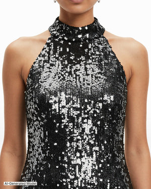 Anne Klein Halter Shift Dress