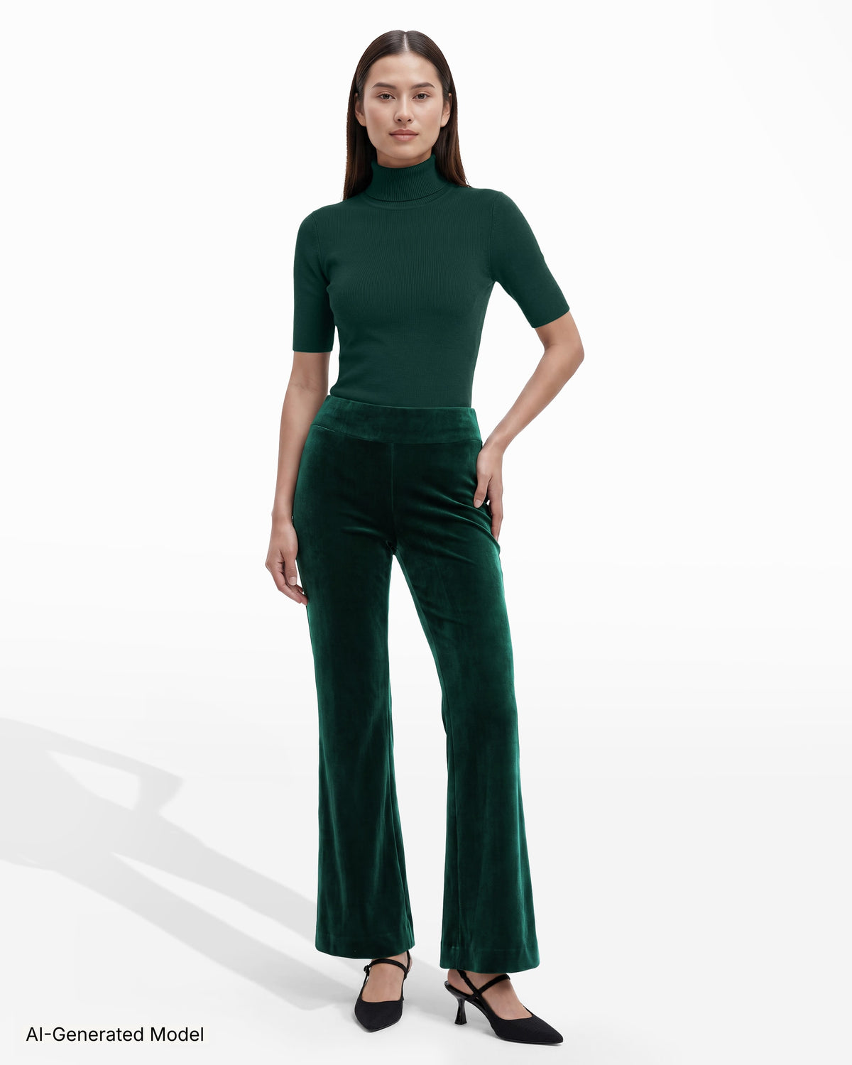 AI-generated model — Anne Klein