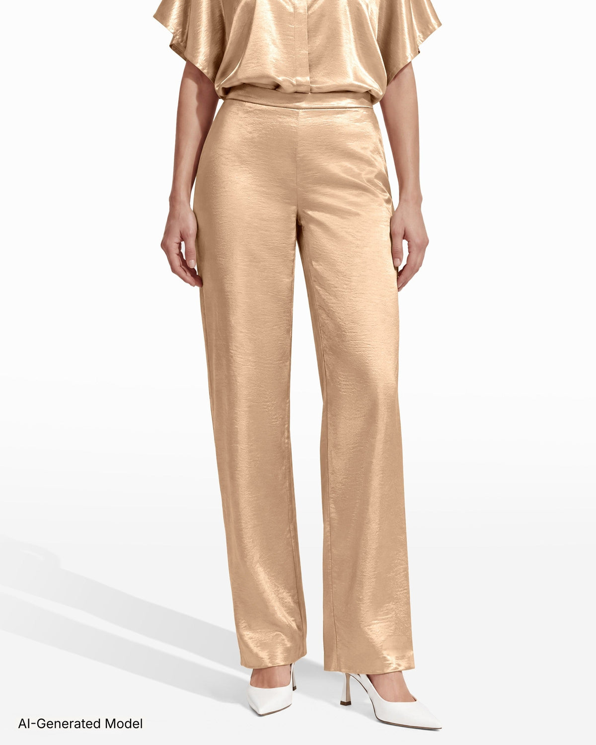 AI-generated model — Anne Klein