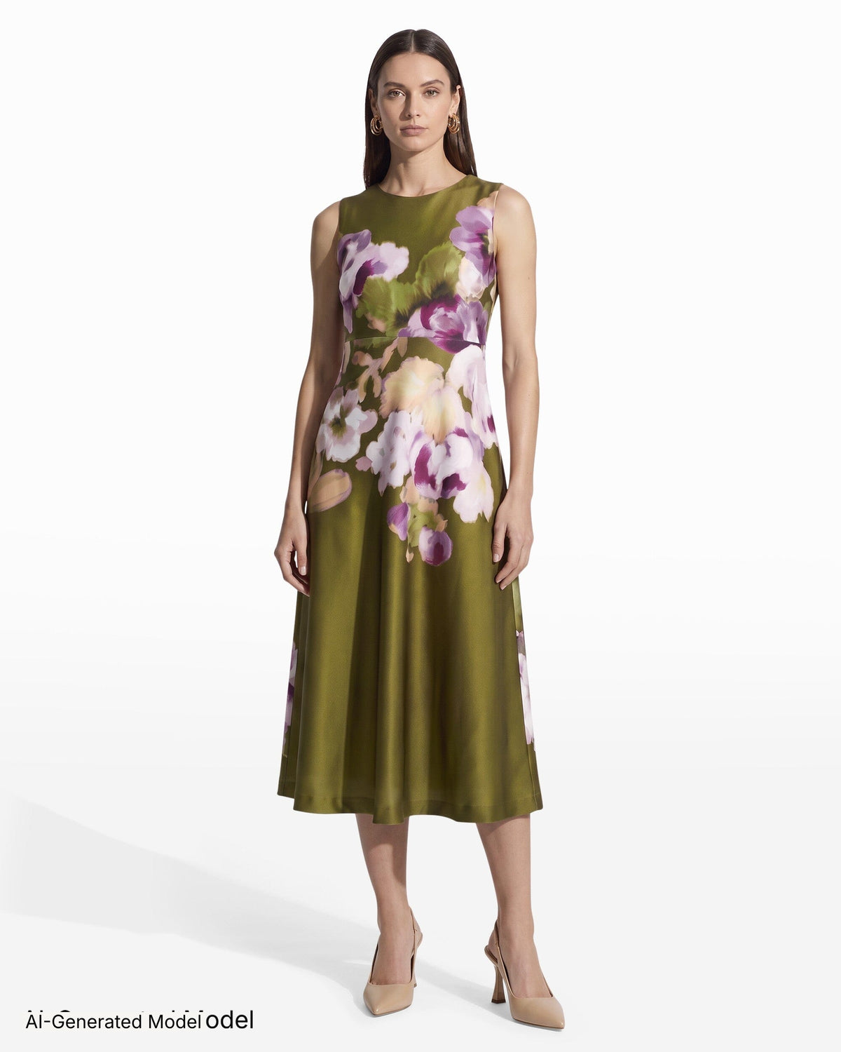 AI-generated model — Anne Klein