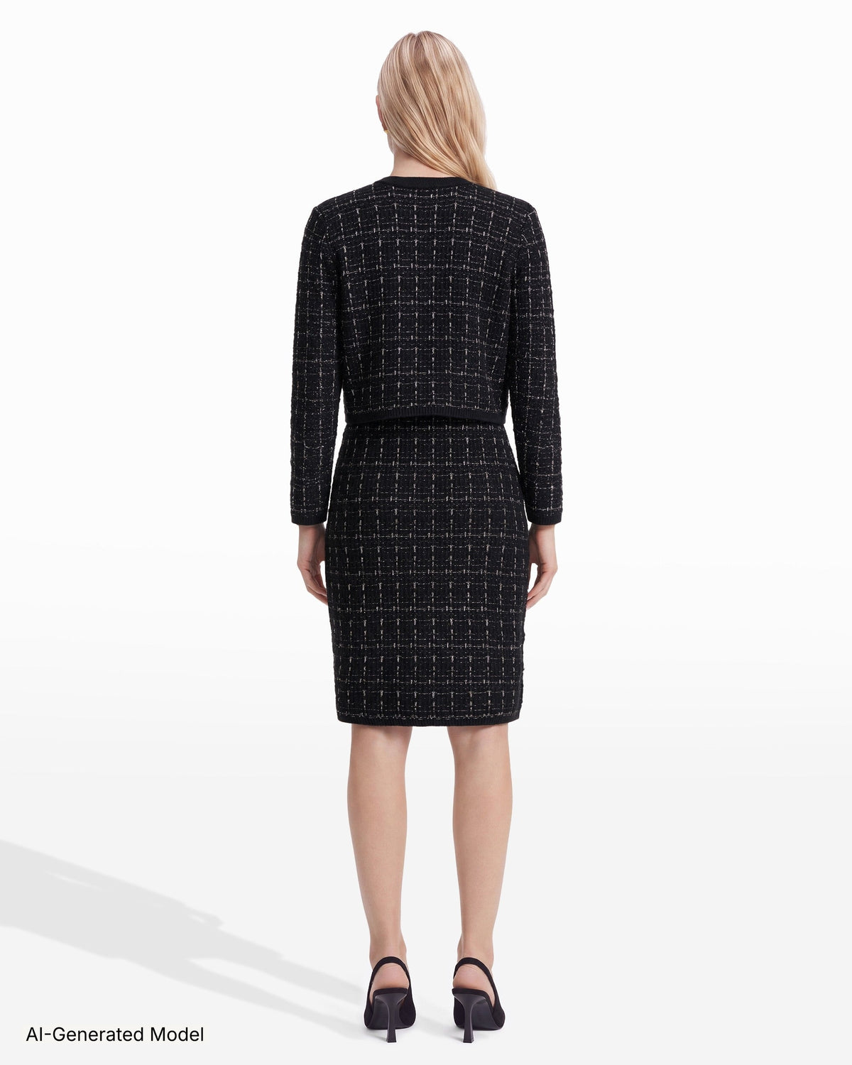 AI-generated model — Anne Klein