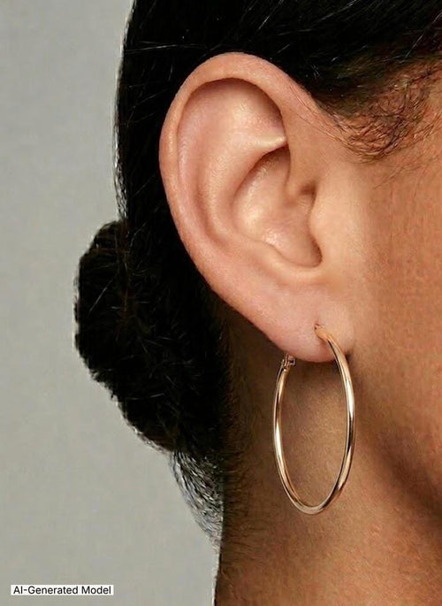 Anne Klein Gold-Tone Hoop Earrings