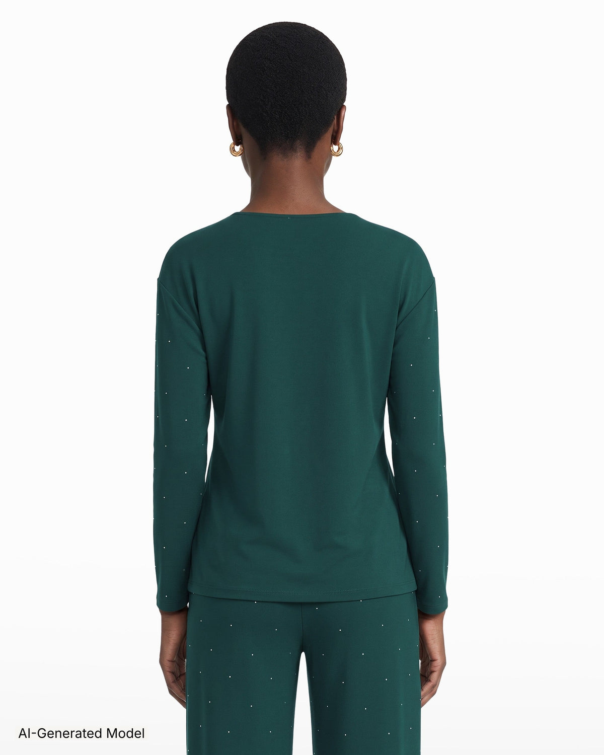 AI-generated model — Anne Klein