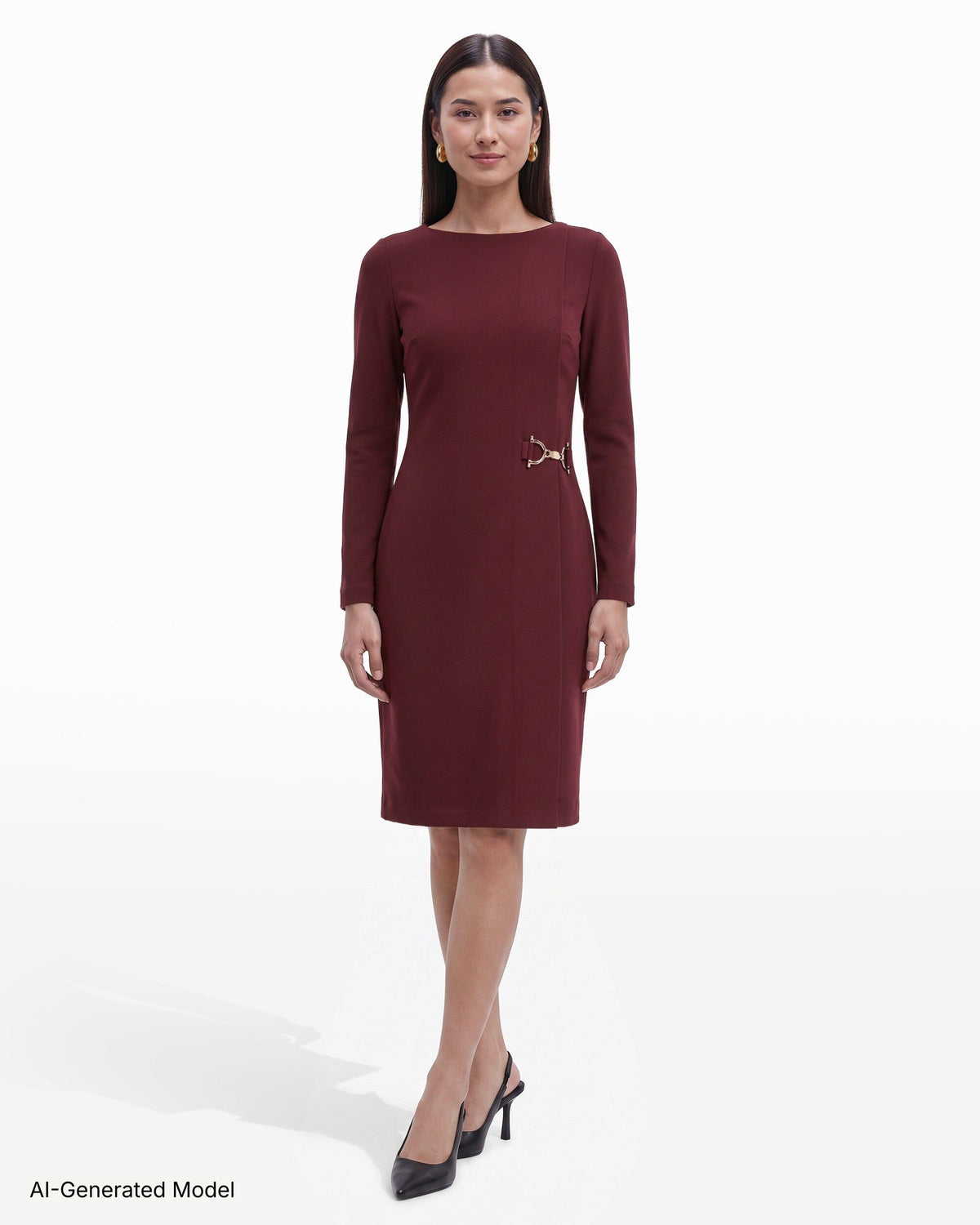 AI-generated model — Anne Klein