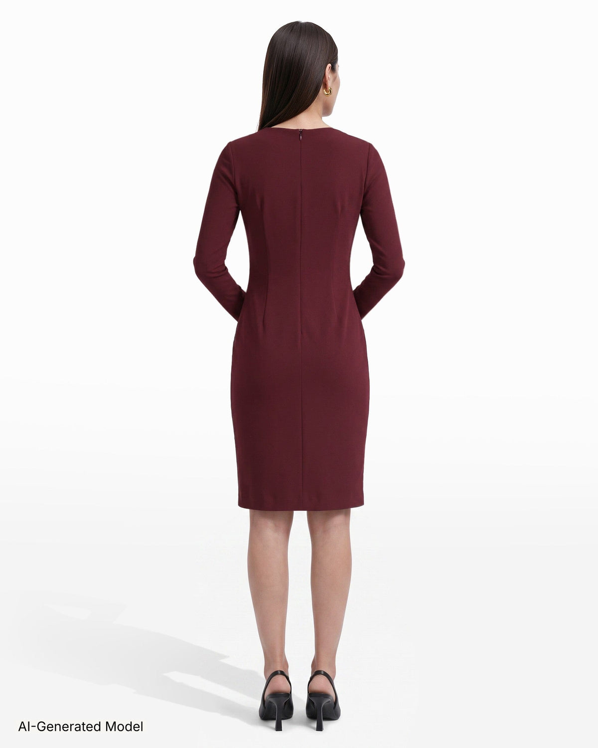 AI-generated model — Anne Klein
